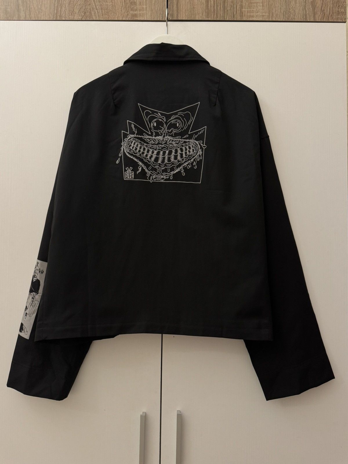 Kiko Kostadinov Kiko Kostadinov x YAMANTAKA EYE Cropped Bomber Jacket Size US L / EU 52-54 / 3 - 11 Thumbnail