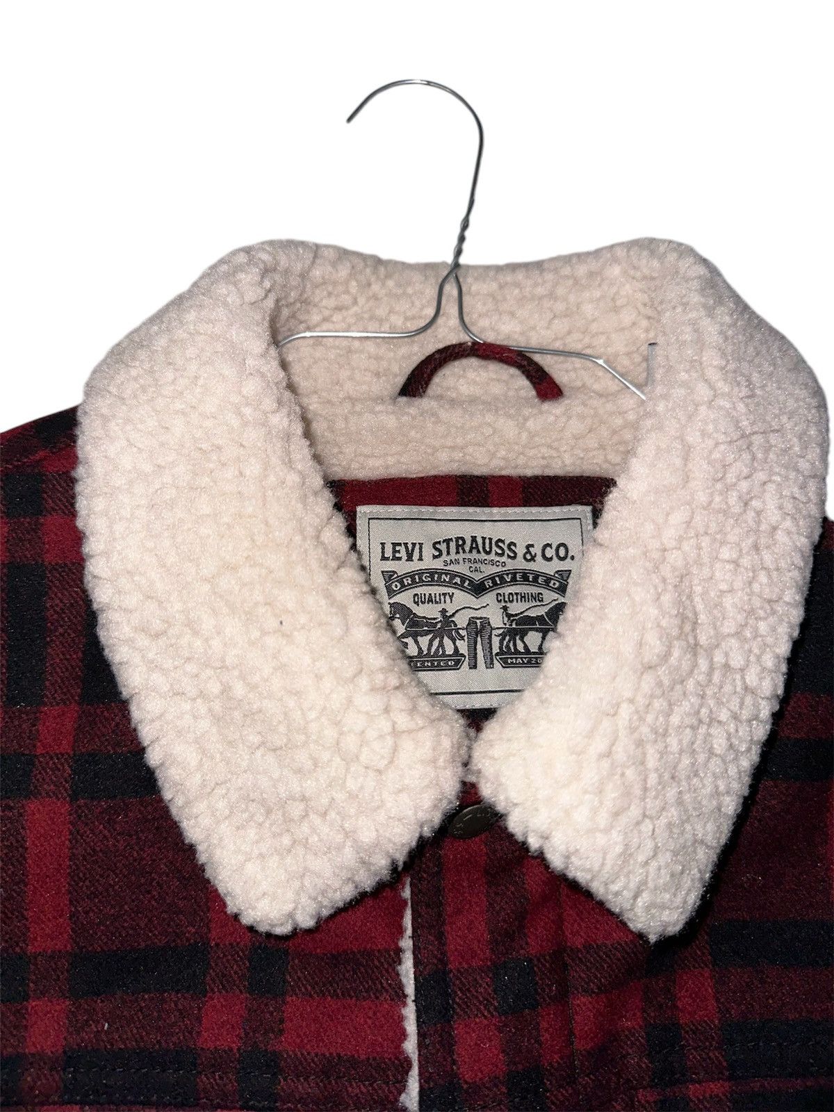Levi's Levi’s Red flannel jacket Size US M / EU 48-50 / 2 - 4 Thumbnail