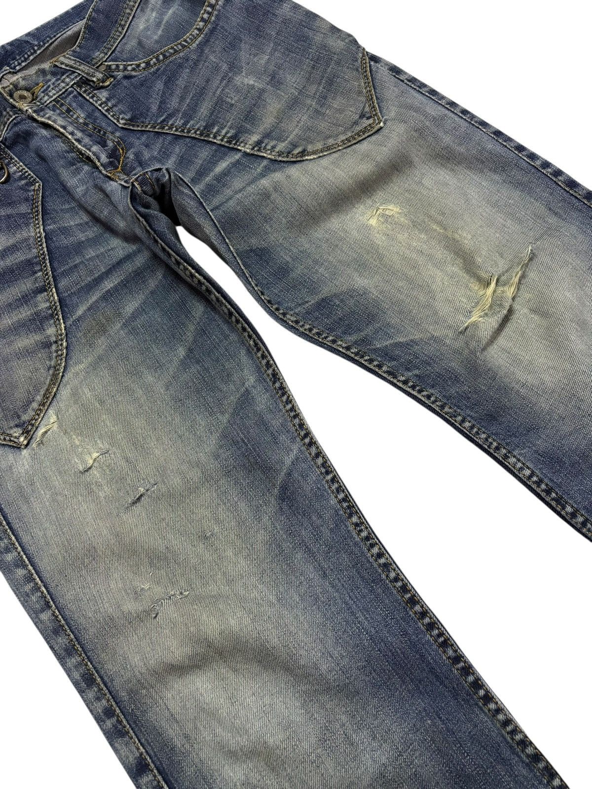 Japanese Brand Vtg Nicole Hideaways Japan Distressed Jeans Size US 31 - 4 Thumbnail