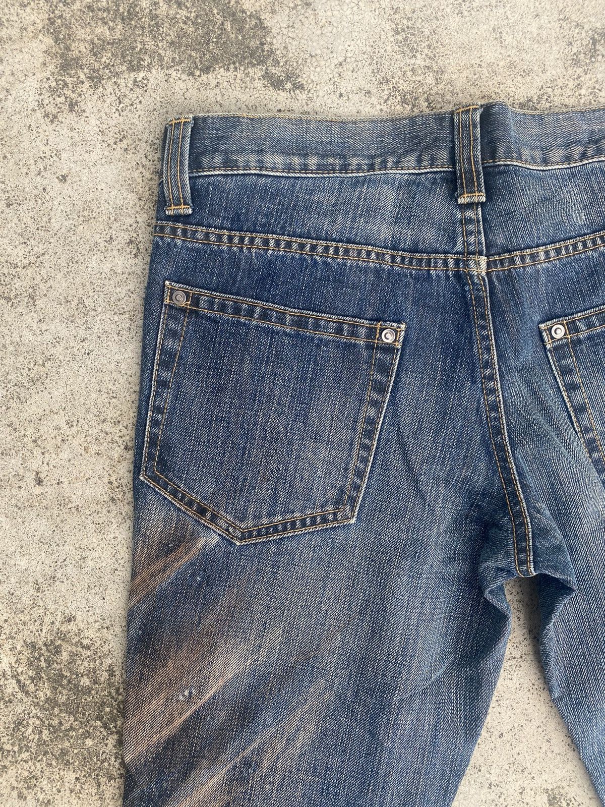 If Six Was Nine × Japanese Brand Flare Jeans Modern Lovers Clawmark Mud Distressd Size US 30 / EU 46 - 20 Thumbnail