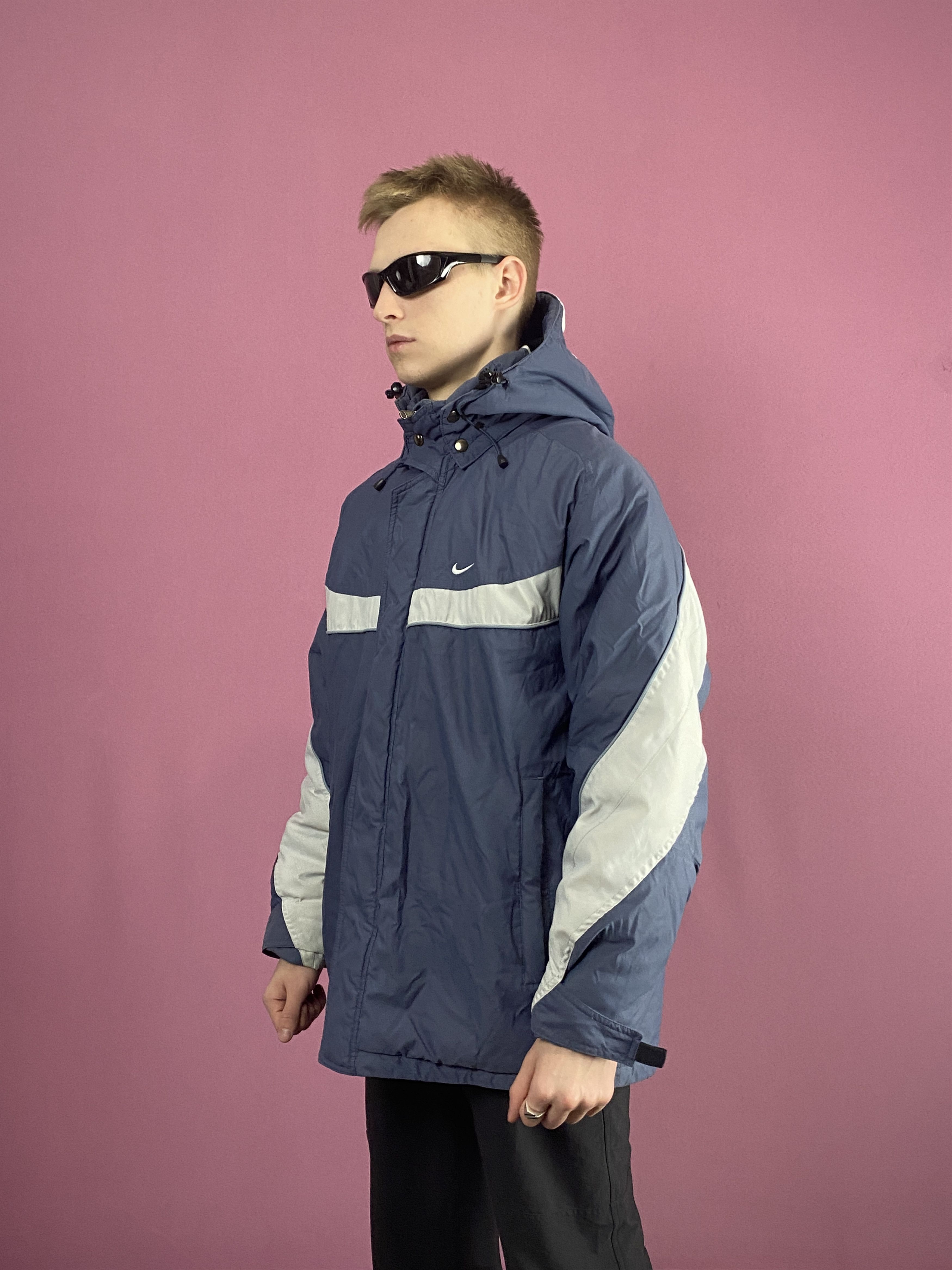 Nike × Vintage 2000s Nike Vintage Men's Light Puffer Jacket - M Size US M / EU 48-50 / 2 - 2 Thumbnail
