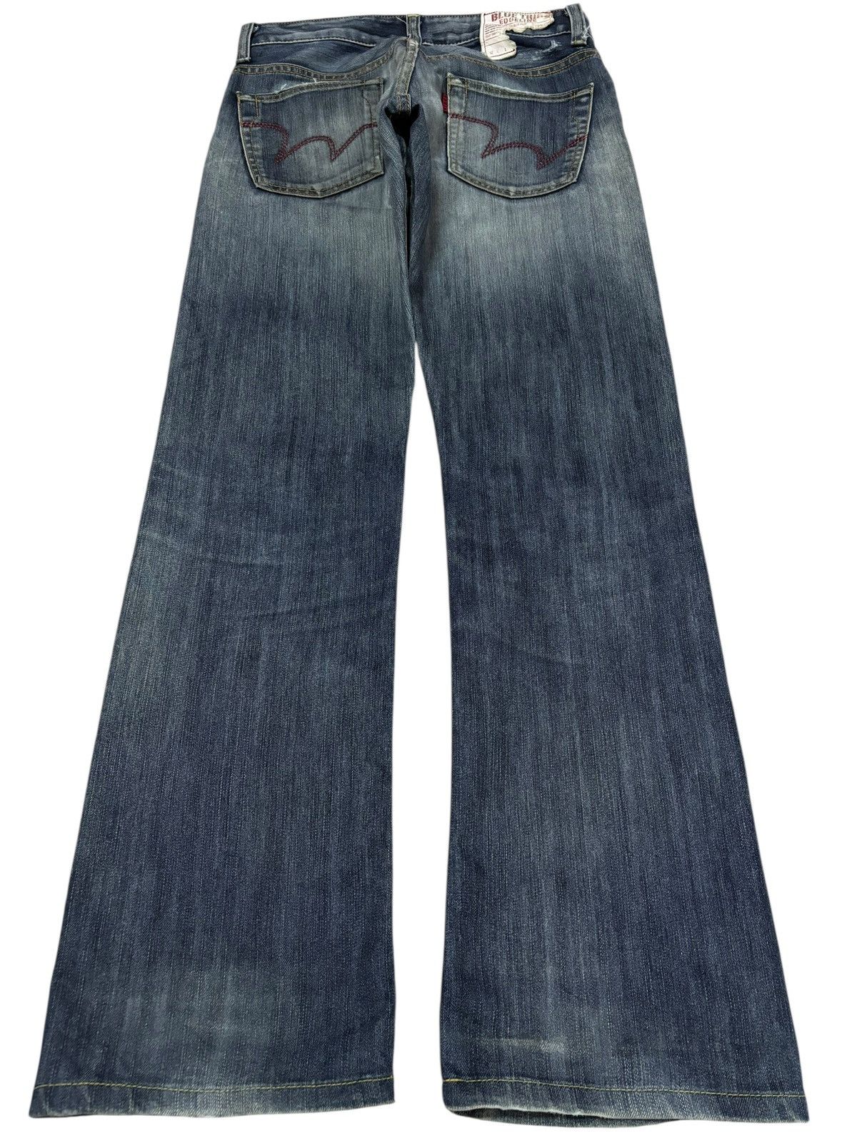 Edwin Vtg Edwin Blue Trip Japan 503 Distressed Jeans Size US 29 - 2 Thumbnail