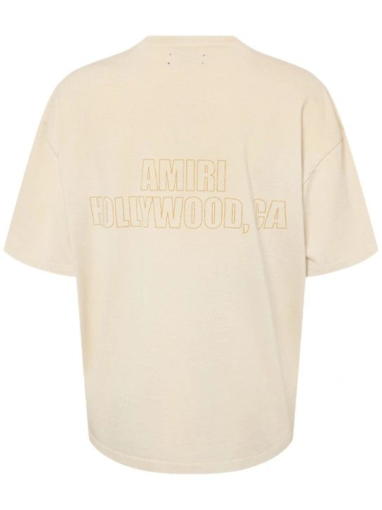 Amiri o1lsvrm0425 Vintage MA Eagle OS t-Shirt in Alabaster Size US M / EU 48-50 / 2 - 2 Thumbnail