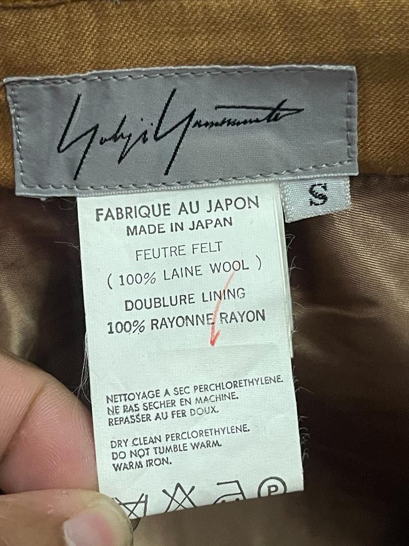 Yohji Yamamoto Yohji Yamamoto Signature Tag Wool Pants Size US 33 - 18 Thumbnail