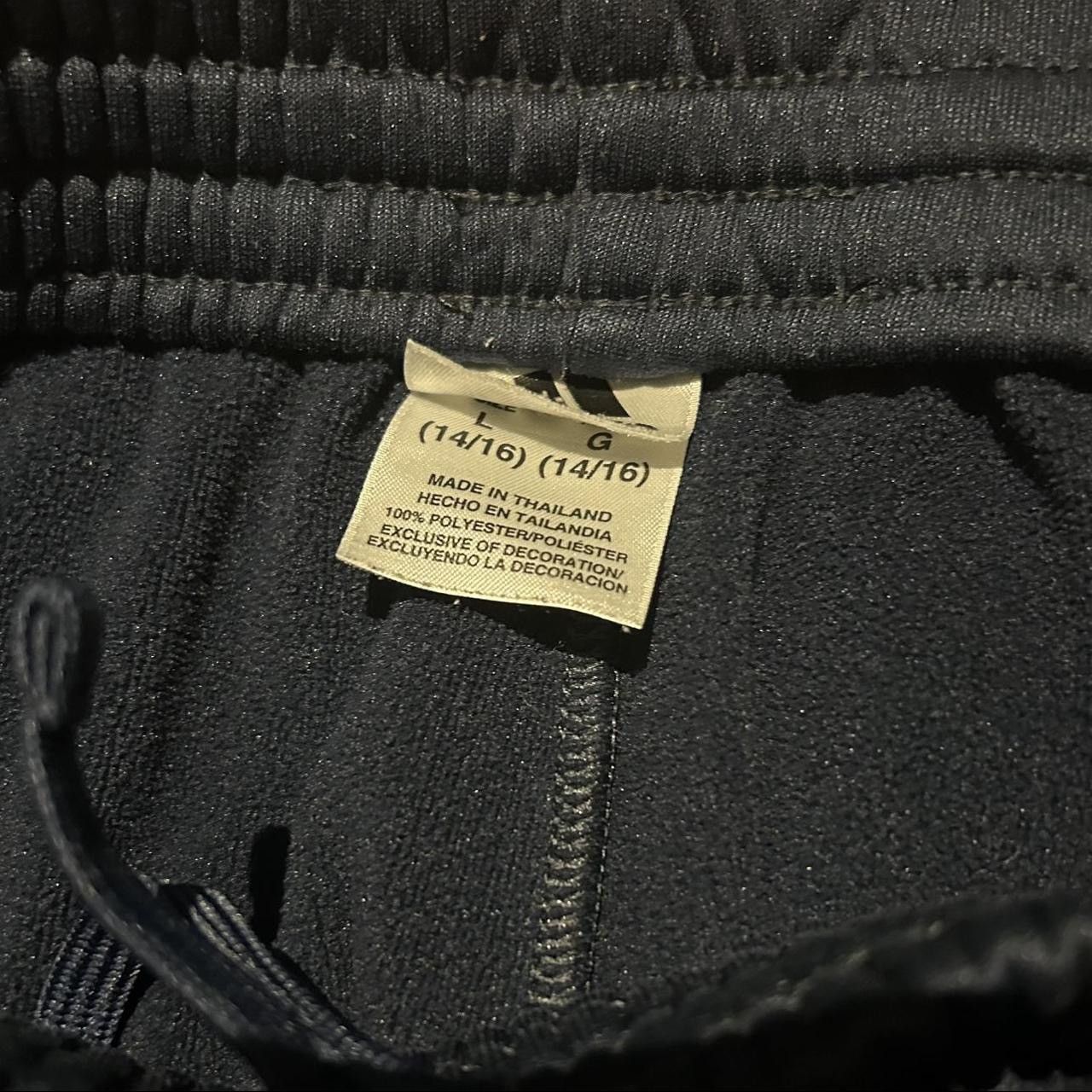 Adidas × Vintage Vintage Adidas Navy Blue Sweatpants Size 24" / US 00 / IT 34 - 4 Thumbnail