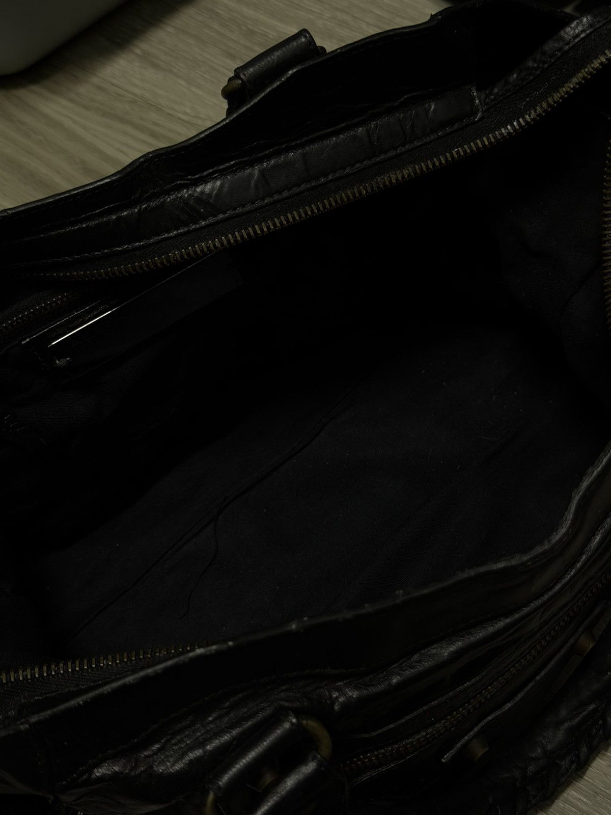 Balenciaga Balenciaga - 2000’s - Classic Motorcycle Le City Bag Black Size ONE SIZE - 17 Thumbnail