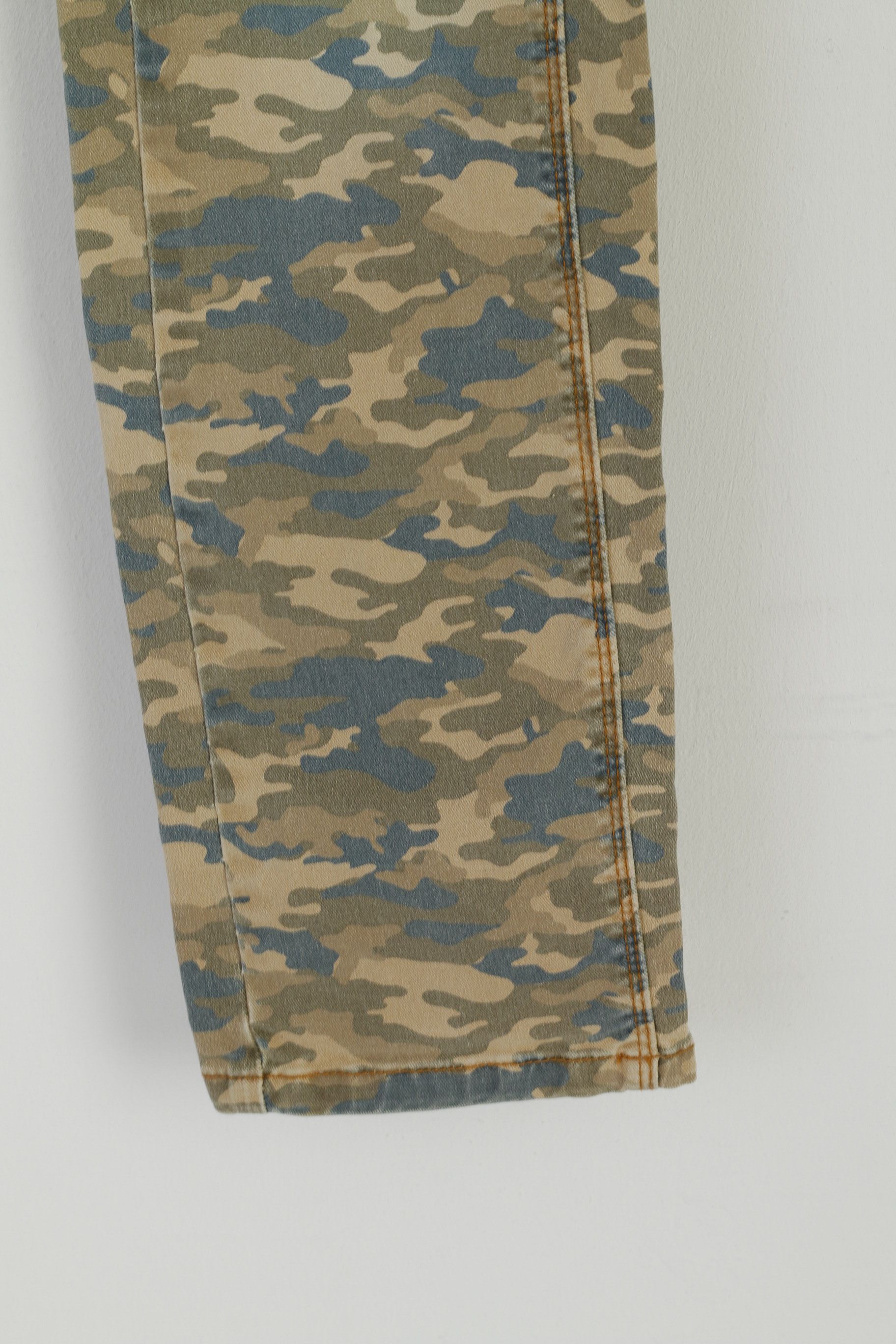 Vintage MOS MOSH Women 28 Jeans Trousers Beige 0057 Size 28" / US 6 / IT 42 - 3 Thumbnail