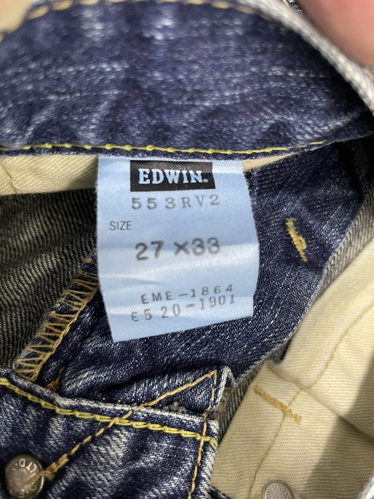 Hysteric Glamour Edwin 503 Japan Studded Jeans Size US 30 / EU 46 - 9 Thumbnail