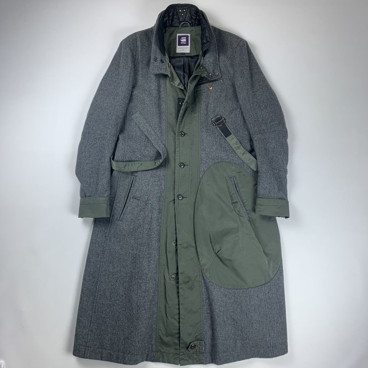G-Star Avant Garde style Long wool coat by G Star Raw Size M / US 6-8 / IT 42-44 - 1 Thumbnail