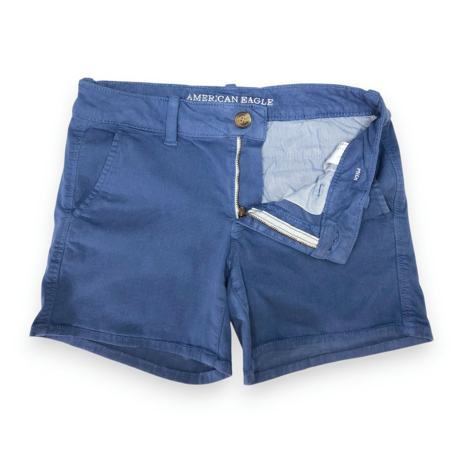 American Eagle Outfitters EUC American Eagle AEO Shorts Sz. 6 Mid Rise Super Stretch Size 28" / US 6 / IT 42 - 3 Thumbnail