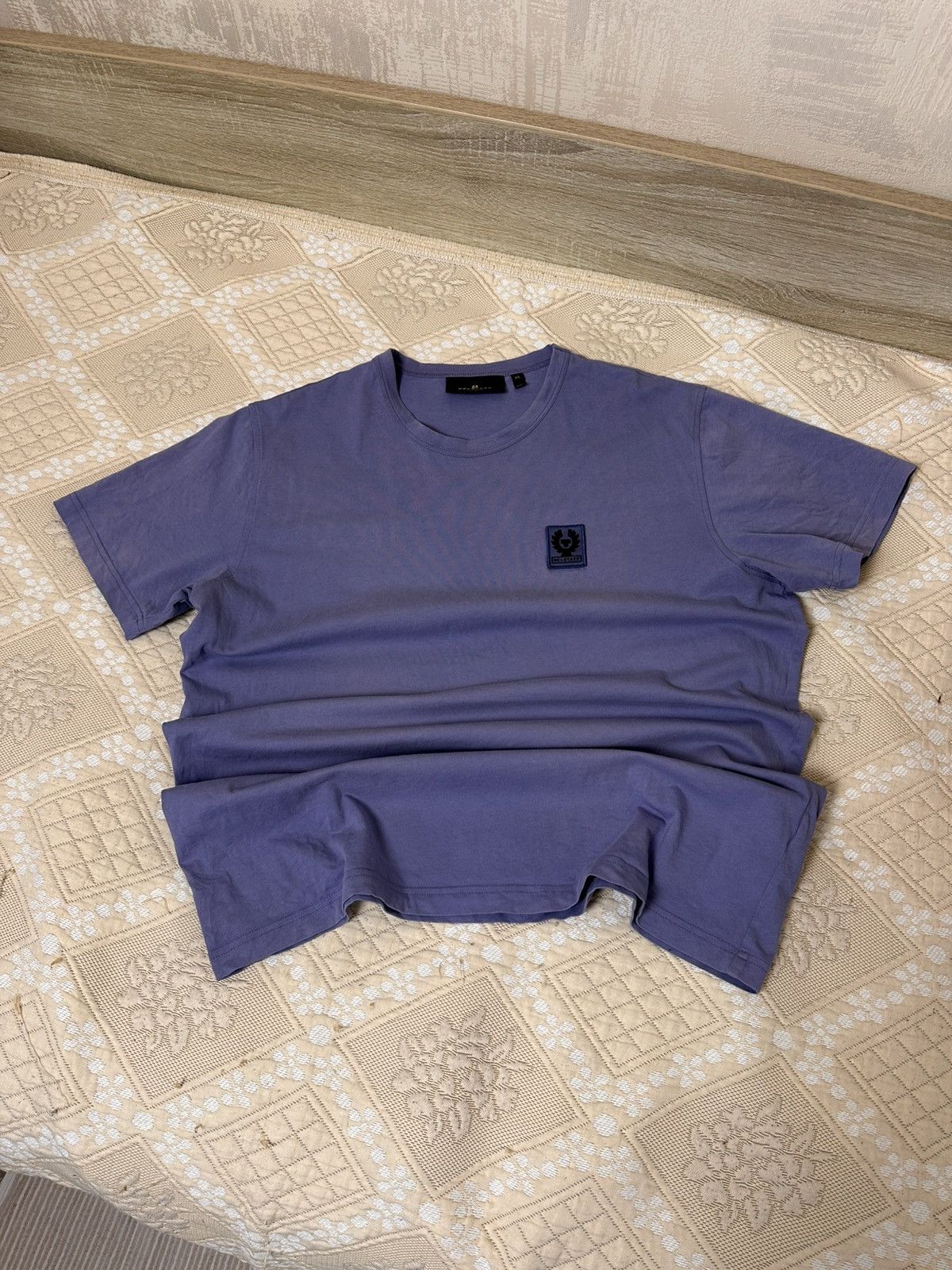 Belstaff 🔥 Belstaff Logo Purple T Shirt Faded Washed Y2K Streetwear Size US XL / EU 56 / 4 - 6 Thumbnail