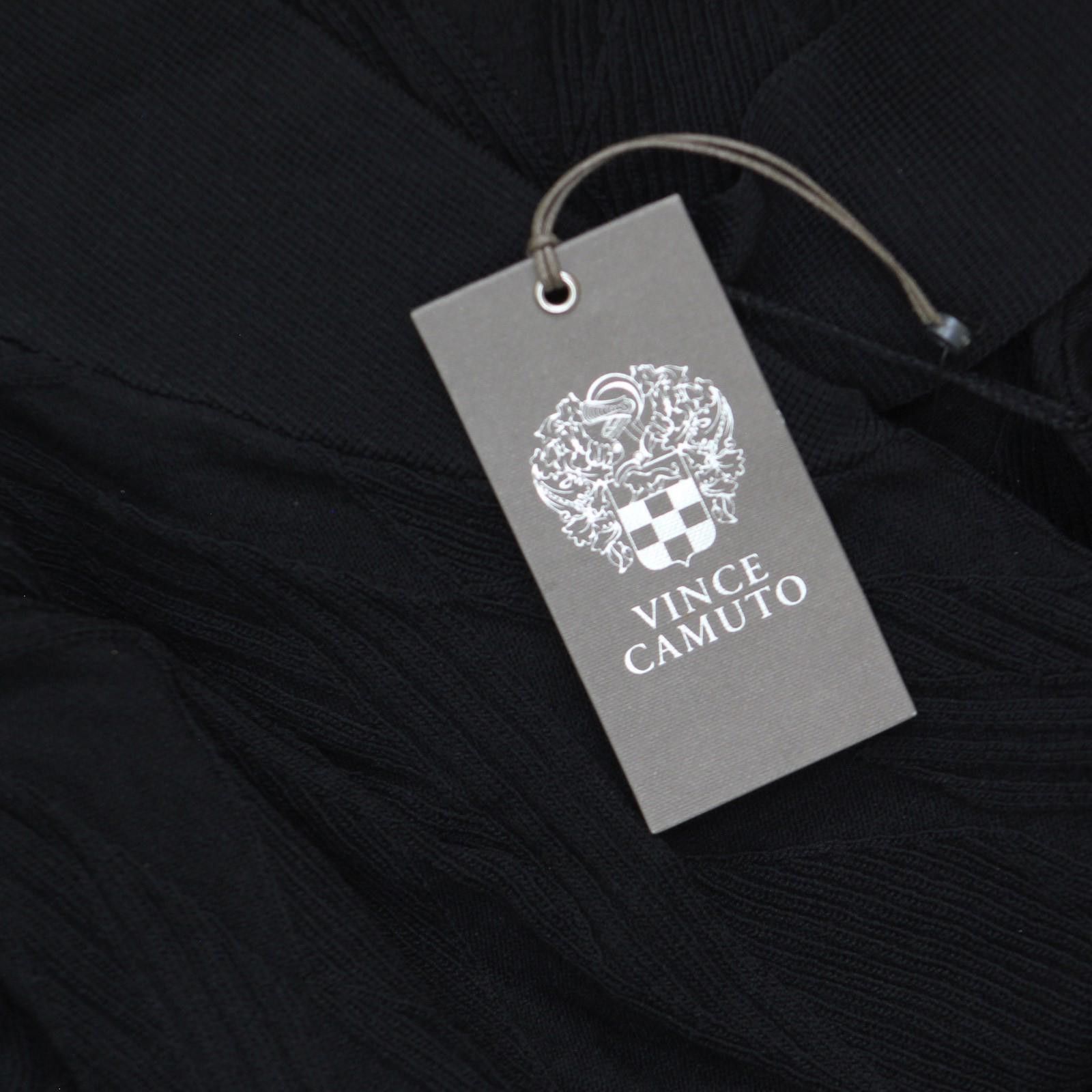 Vince Camuto Nwt Vince Camuto Womens Cap-sleeve Midi Dress Black L Size L / US 10 / IT 46 - 3 Thumbnail