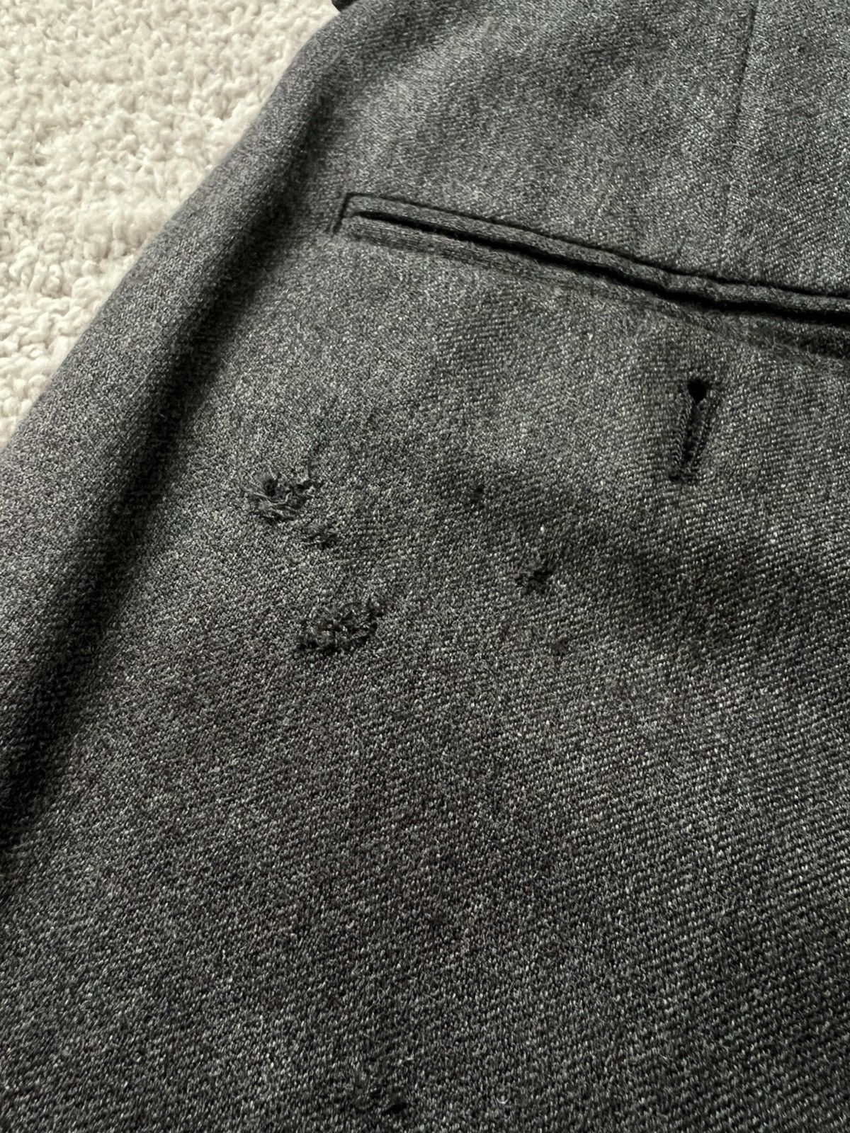 J.Crew J.Crew Charcoal Wool Ludlow Suit Jacket & Pants Size 36S - 10 Thumbnail