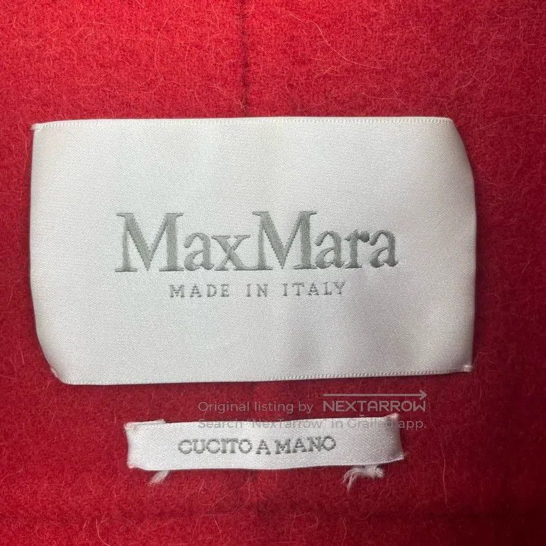 Max Mara Max Mara Red Overcoat Size XS / US 0-2 / IT 36-38 - 2 Thumbnail