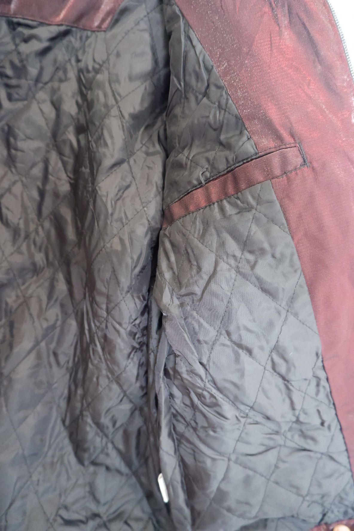 If Six Was Nine Vintage Japan Place Plan Polyester Biker Jacket Size US L / EU 52-54 / 3 - 6 Thumbnail