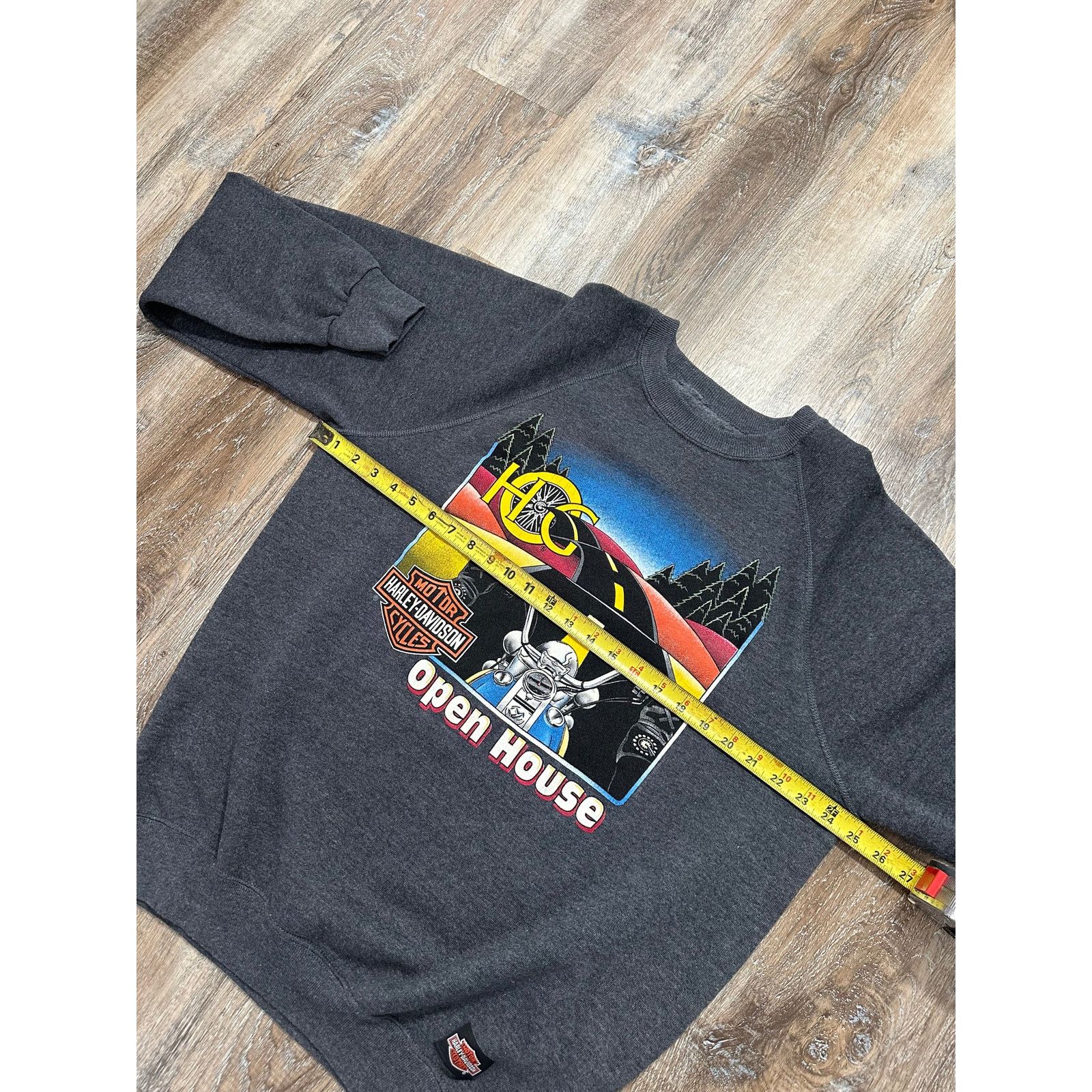 Harley Davidson × Vintage Vintage Harley Davidson Sweatshirt XL Chopper Grunge Biker Size US XL / EU 56 / 4 - 7 Thumbnail