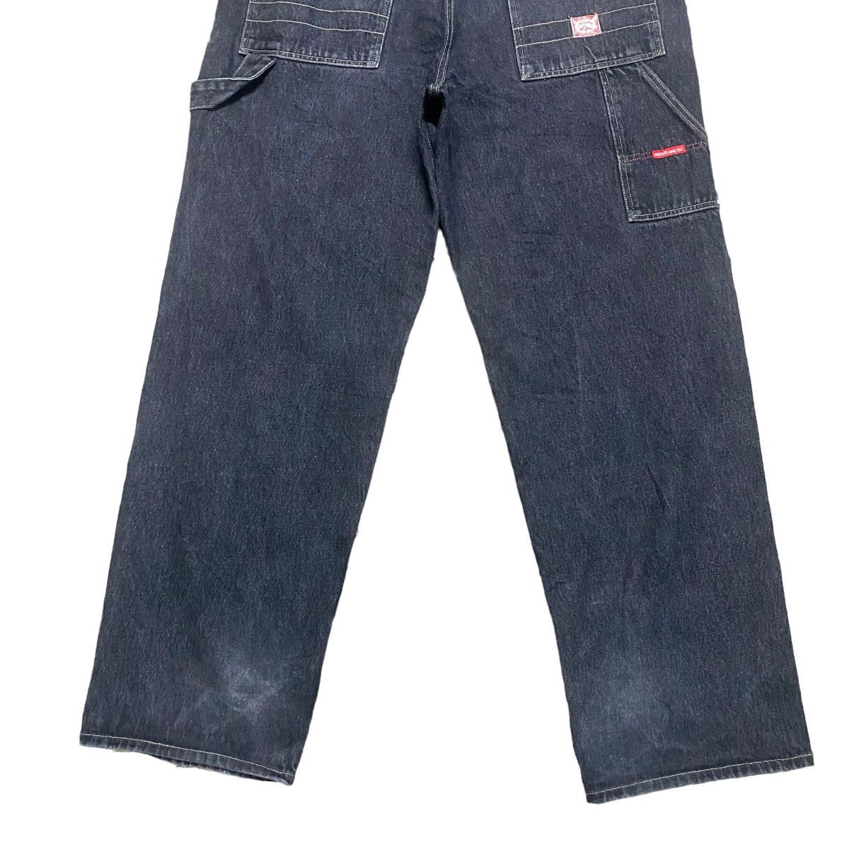 Ecko Unltd. Vintage Ecko Untld Black Denim Carpenter Baggy Pants Size US 37 - 14 Thumbnail