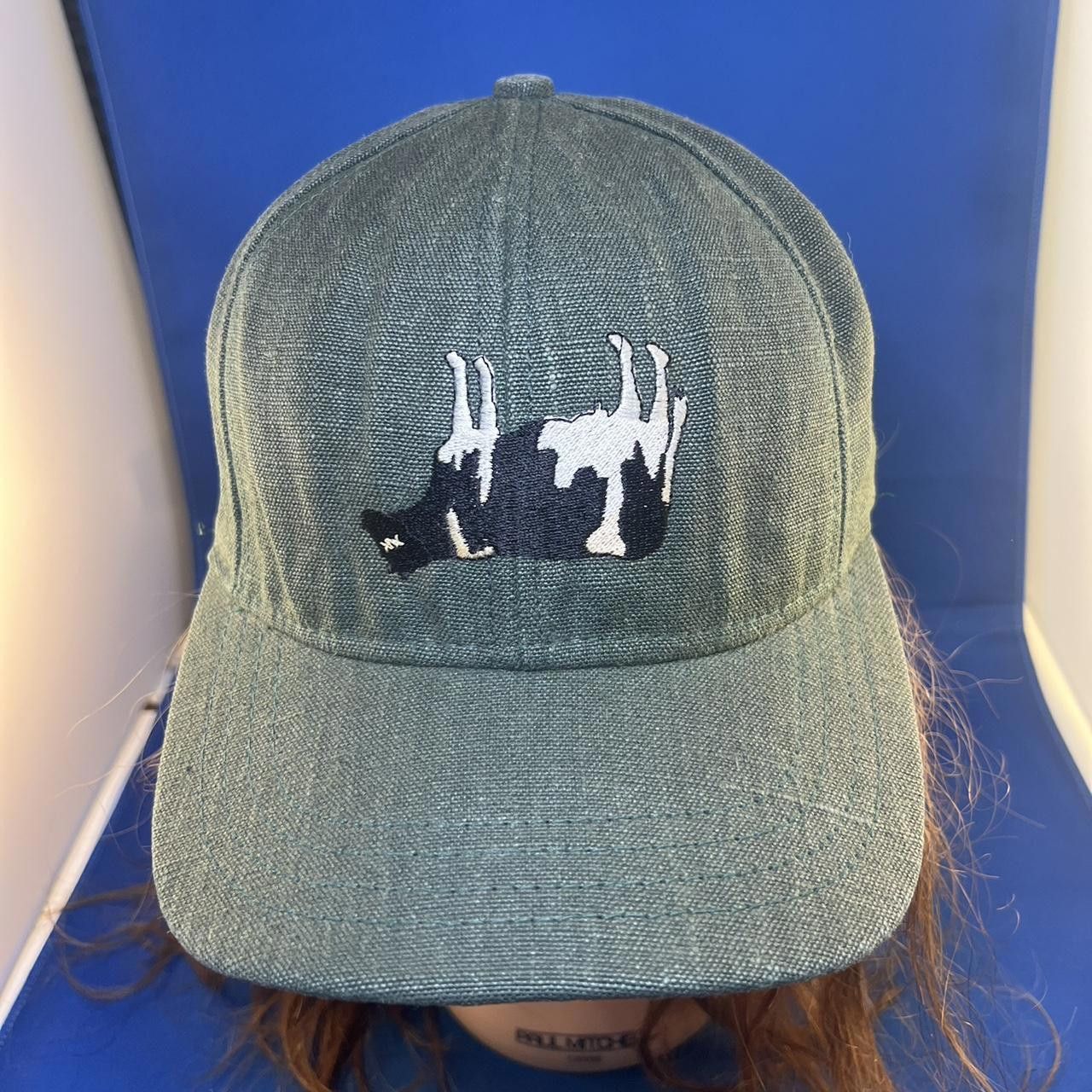 Designer Eco-Friendly Hemp Cap with Unique Graphic Design Size ONE SIZE - 3 Thumbnail