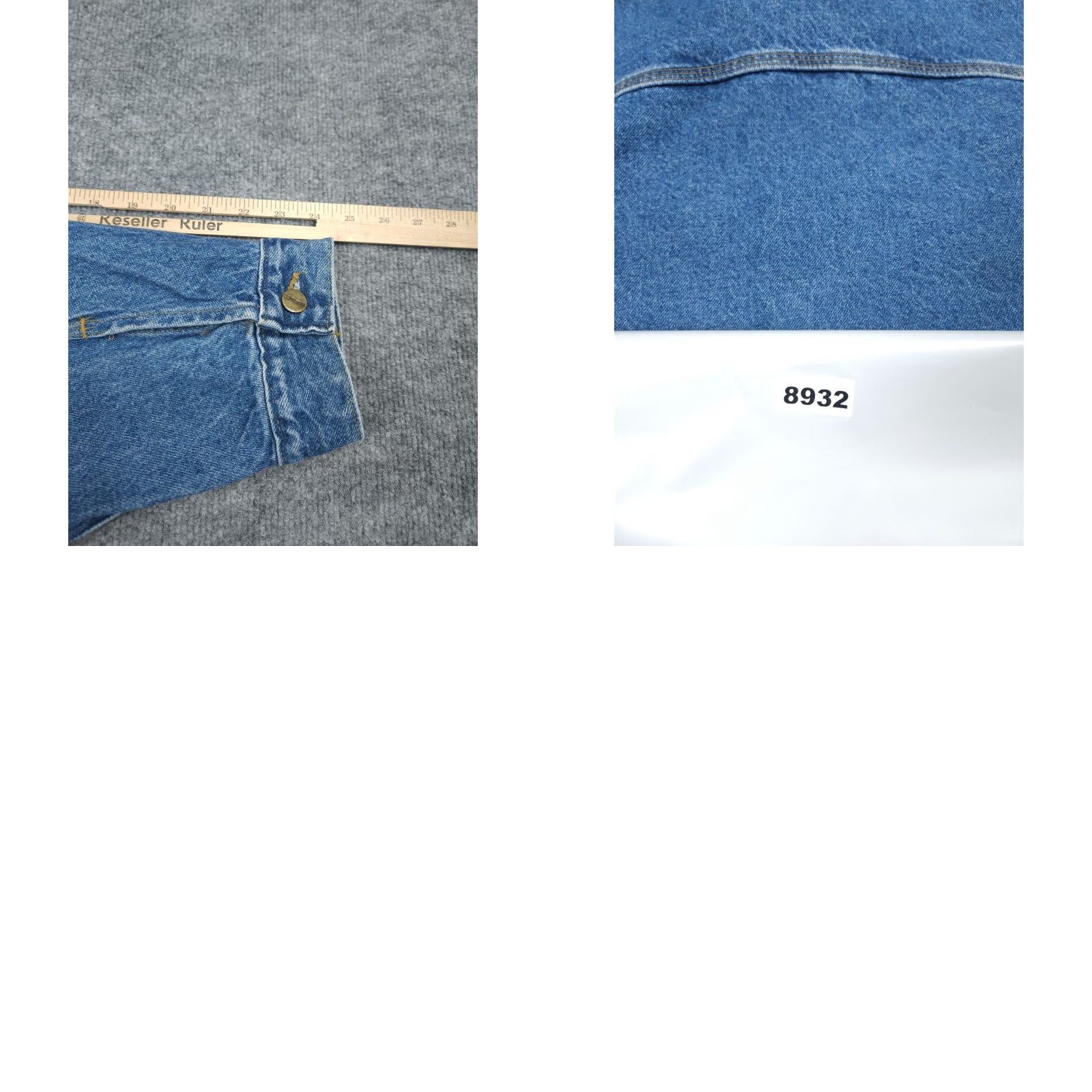 Carhartt **VINTAGE CARHARTT MEN'S 2XL BLUE CUTOFF WORKJACKET** User: Vintage Carhartt Men's 2XL Blue Cutoff Workjacket Made USA JU0998 Button Size US XXL / EU 58 / 5 - 9 Thumbnail
