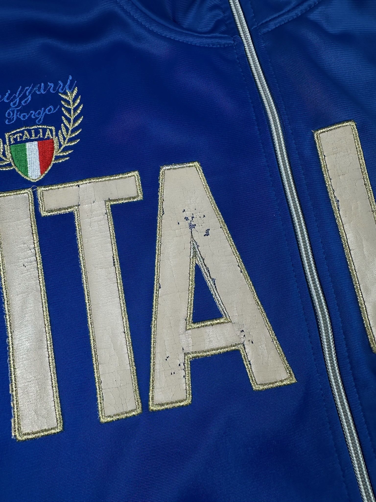 Japanese Brand CRAZY ITALIA TRACK TOP JACKET Y2K RARE KAPPA STYLE Size US XL / EU 56 / 4 - 5 Thumbnail