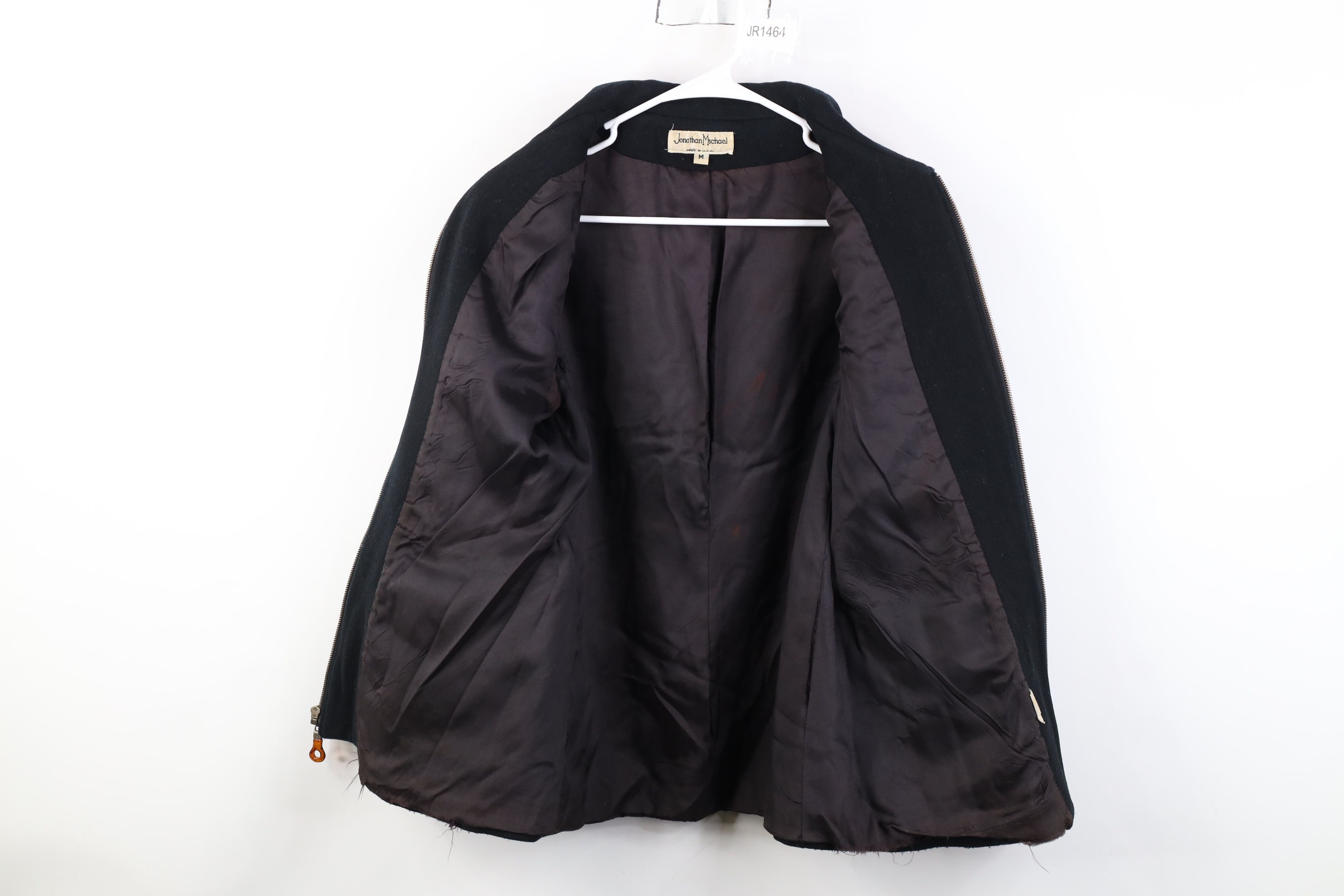 Vintage Vintage 70s Streetwear Wool Full Zip Duster Jacket USA Size M / US 6-8 / IT 42-44 - 12 Thumbnail
