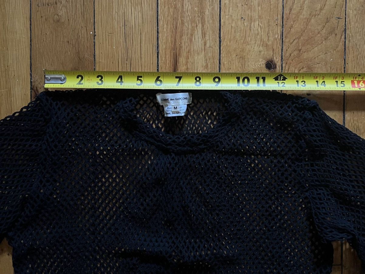 Comme des Garcons AW19 Comme des Garcons Black Mesh Tee Size M / US 6-8 / IT 42-44 - 7 Thumbnail