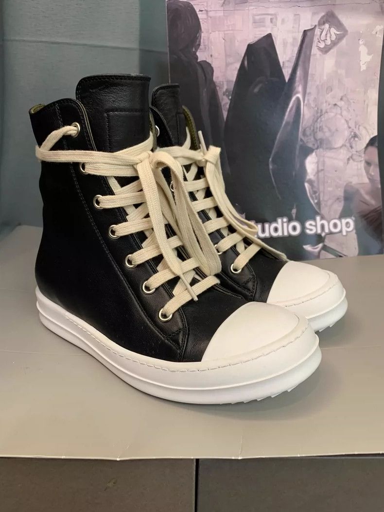 Rick Owens Rick Owens leather shoe Size US 5.5 / IT 35.5 - 2 Thumbnail