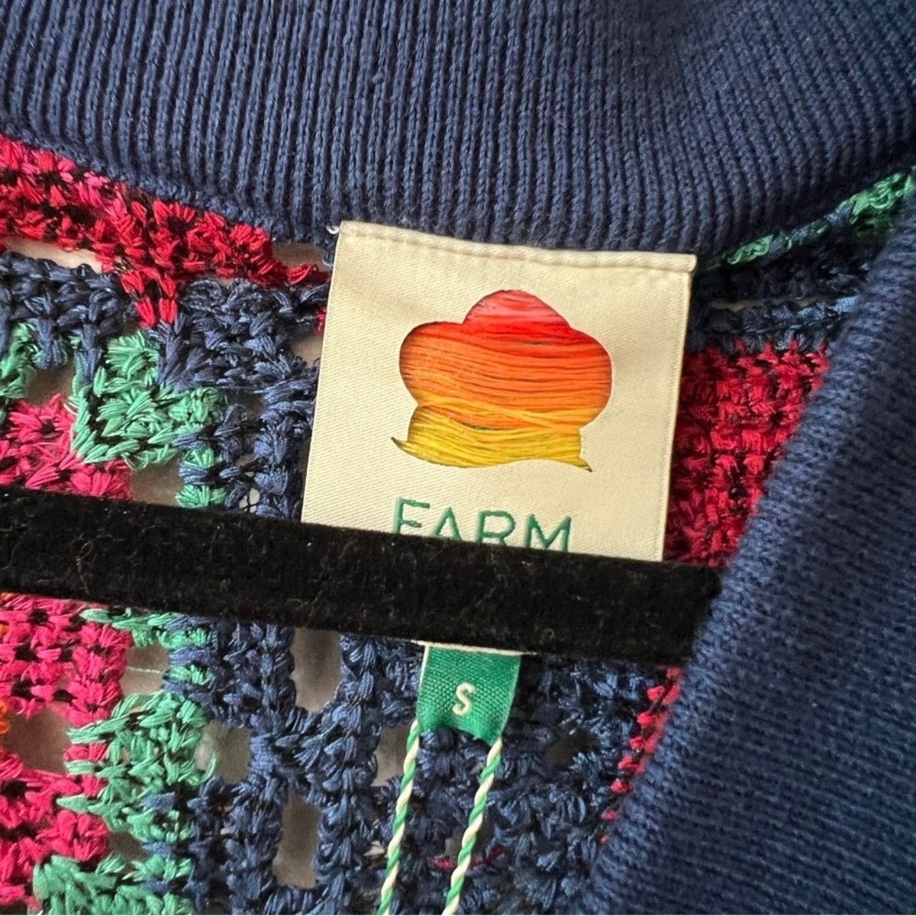 Farm Rio FARM Rio Crochet Icons Cardigan multicolored size S Size S / US 4 / IT 40 - 5 Thumbnail