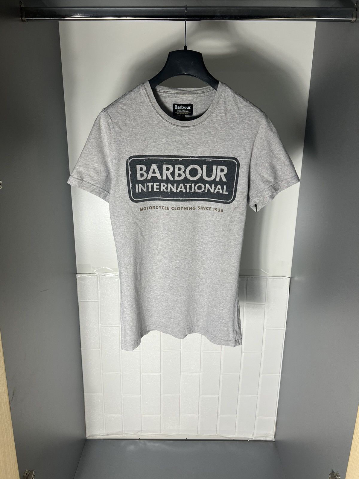 Barbour × Vintage VERY RARE BARBOUR INTERNATIONAL MOTORCYCLE T-SHIRT Y2K 90s Size US S / EU 44-46 / 1 - 3 Thumbnail