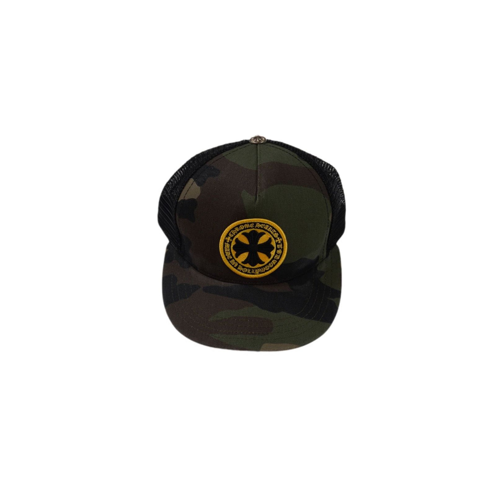 Chrome Hearts Camo Plus Cross Seal Stamp Trucker Hat Size ONE SIZE - 1 Thumbnail
