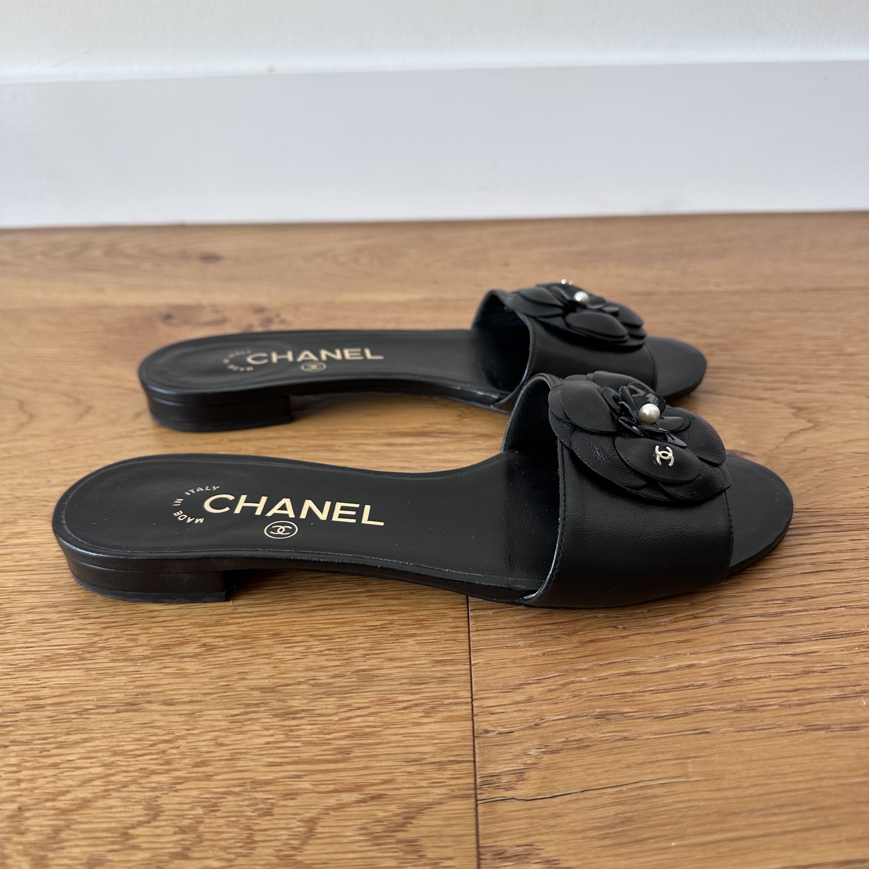 Chanel CHANEL Camelia flat sandals shoes Size US 6 / IT 36 - 5 Thumbnail
