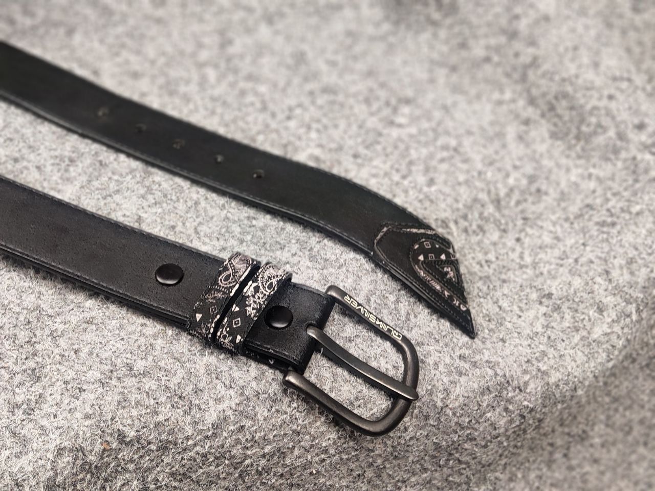 Quiksilver Vintage Quiksilver Black bandana Logo Belt Y2K Hype style Size ONE SIZE - 8 Thumbnail