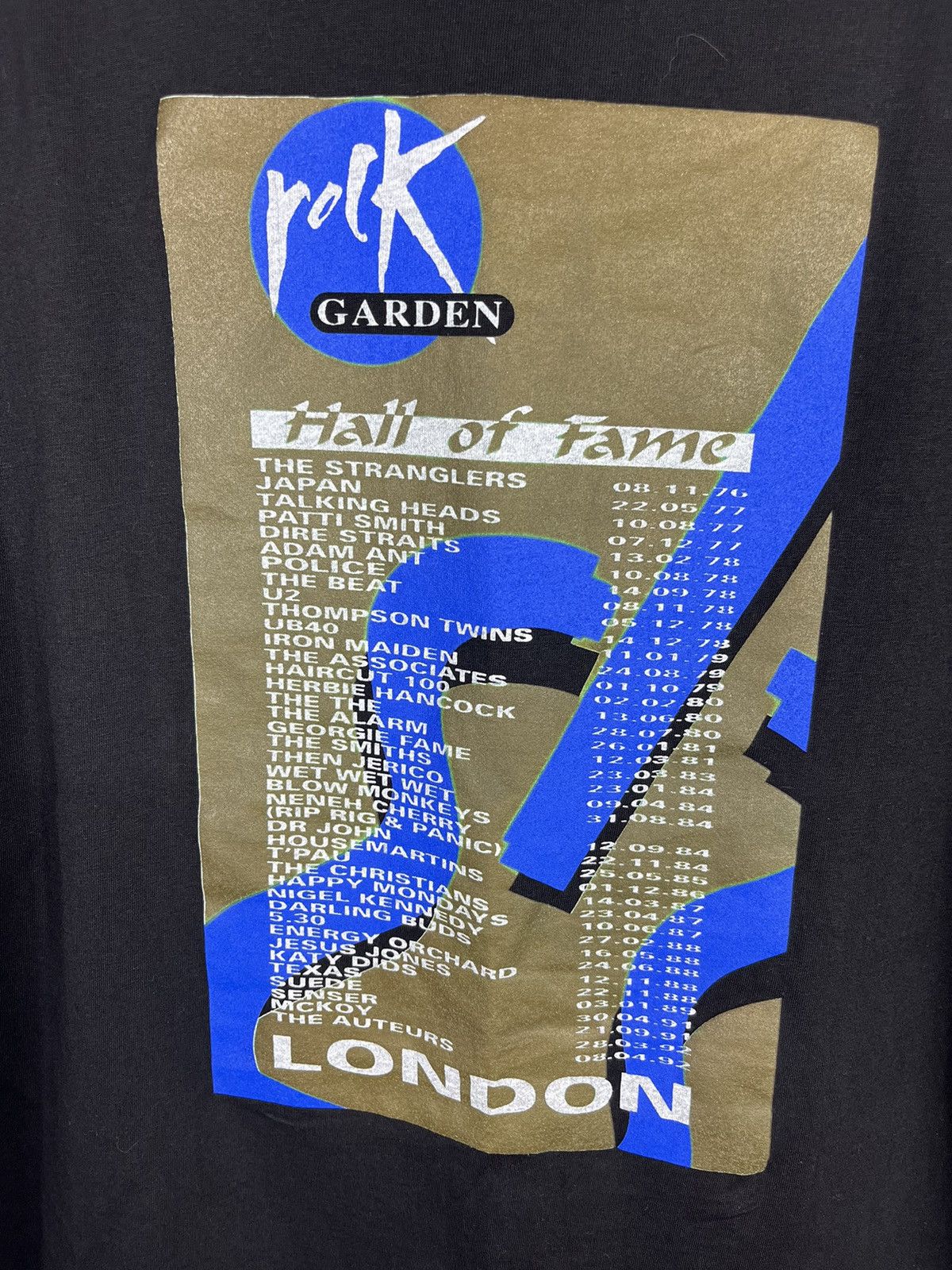 Band Tees Vintage 90s Rock Garden Festival Hall of Flame T-Shirt Size US XL / EU 56 / 4 - 4 Thumbnail