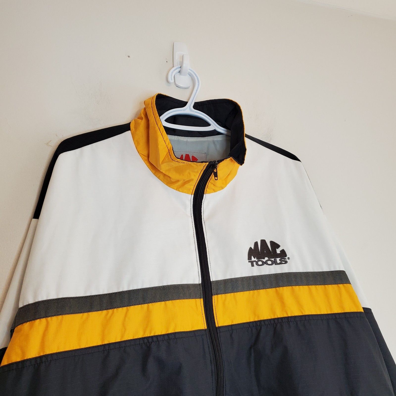 Vintage Vintage 90s Mac Tools windbreaker jacket gray size XL Size US XL / EU 56 / 4 - 3 Thumbnail
