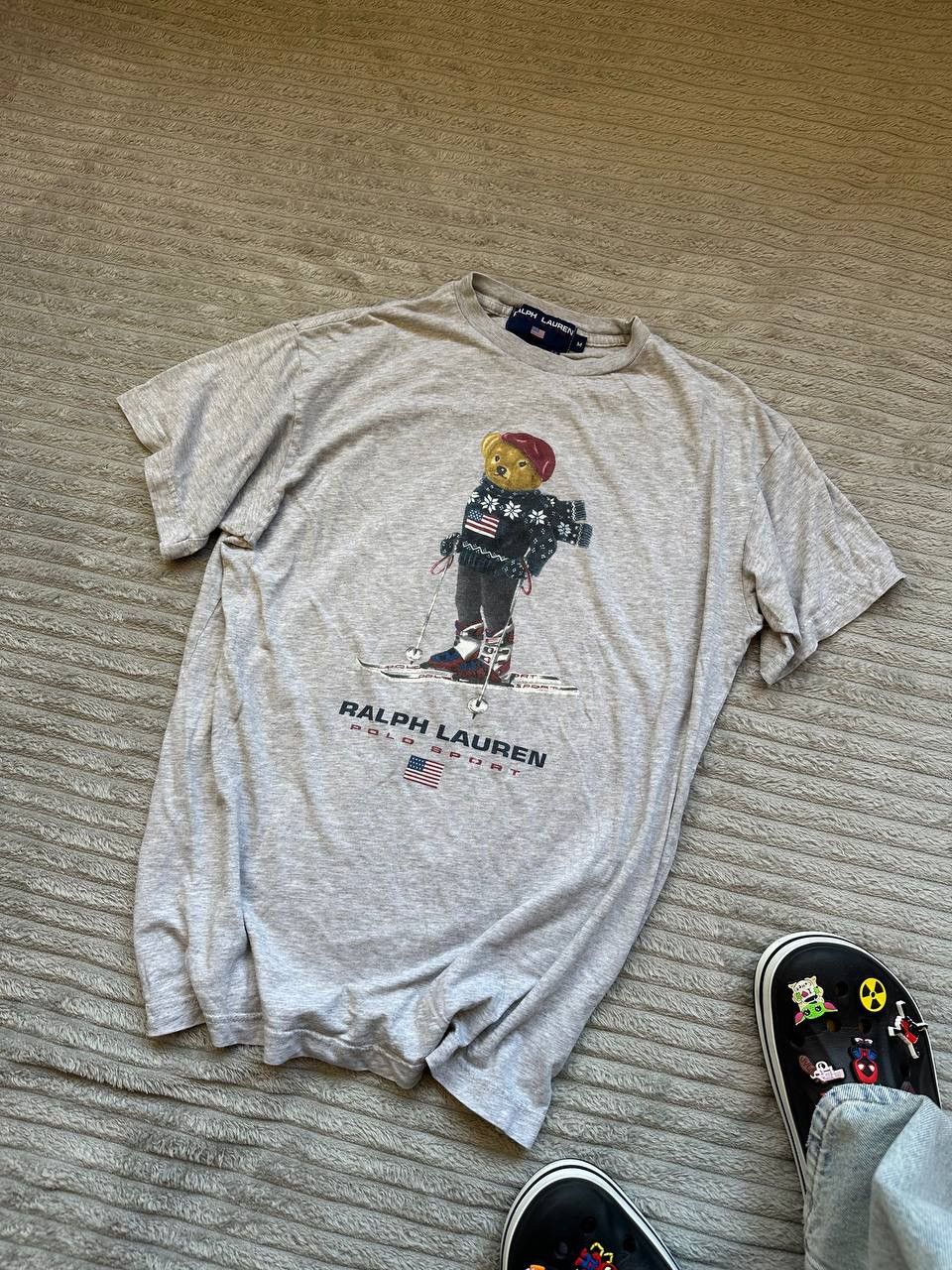 Polo Ralph Lauren × Ralph Lauren × Ralph Lauren Sport VINTAGE 90s Polo Ralph Lauren Skiing Ski Bear Size US M / EU 48-50 / 2 - 1 Thumbnail