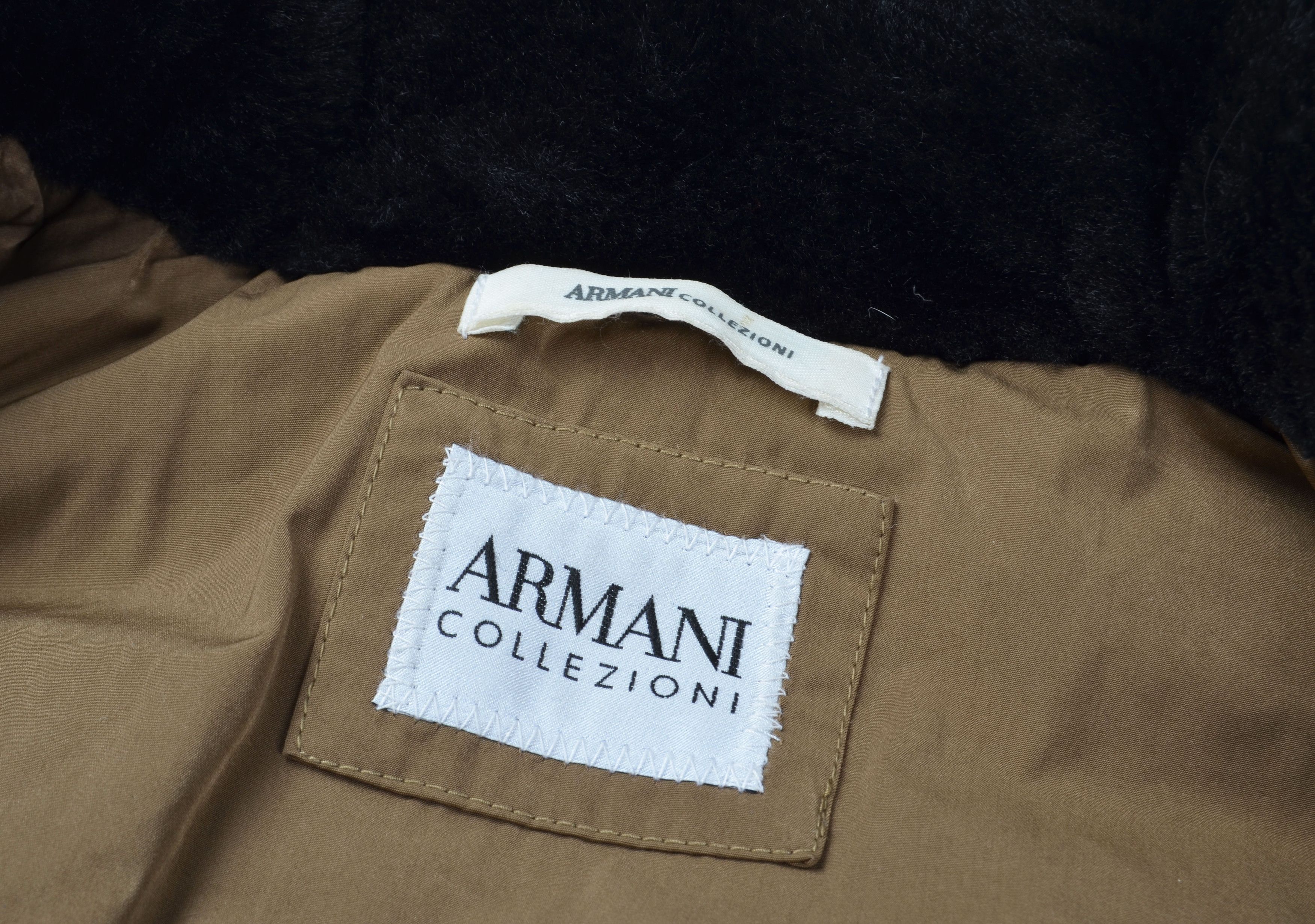 Armani Collezioni Armani Collezioni Padded Down Full Zip Beige Jacket Size US S / EU 44-46 / 1 - 7 Thumbnail