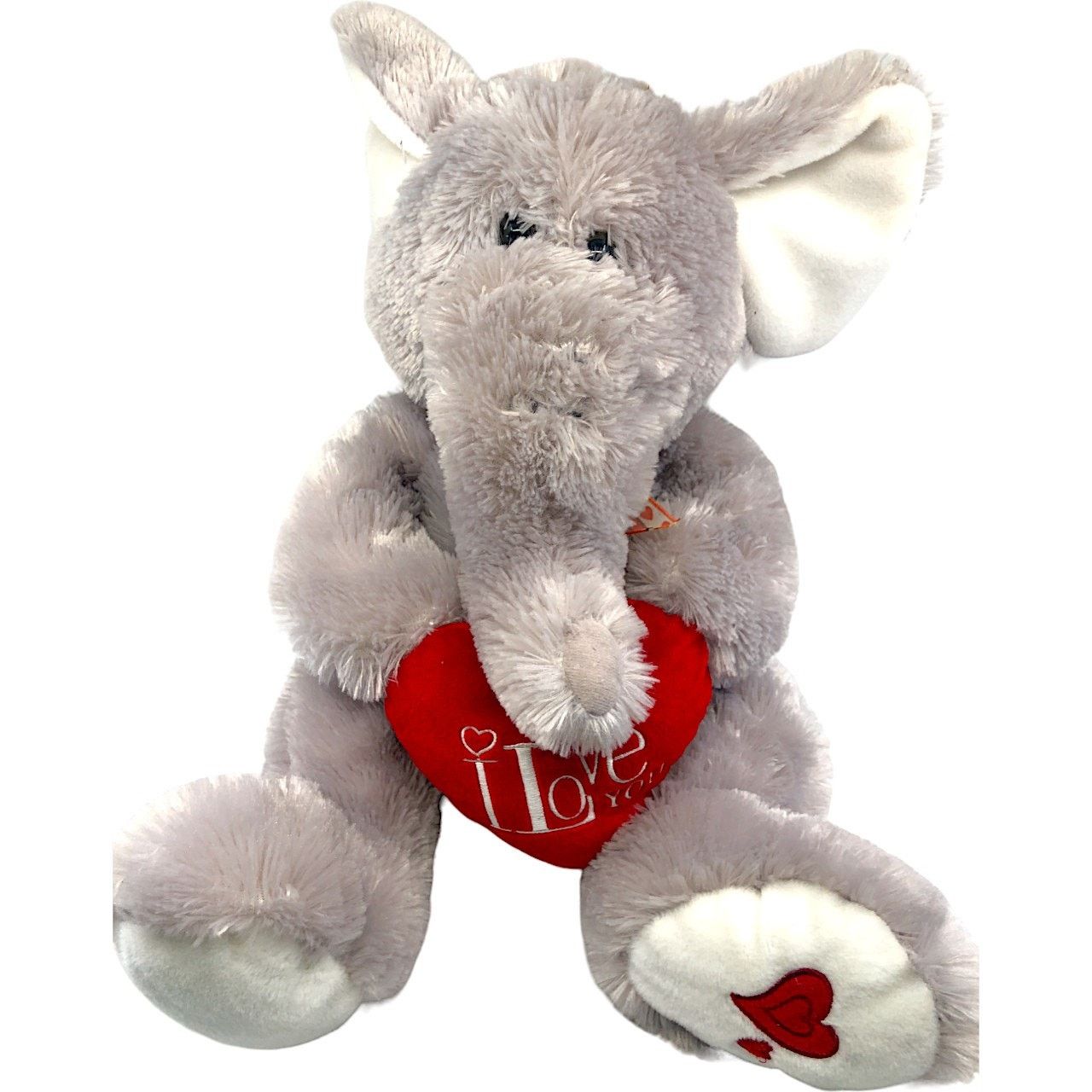 Other I Love You 2009 Valentines Elephant 15" Stuffed Animal Size ONE SIZE - 2 Thumbnail