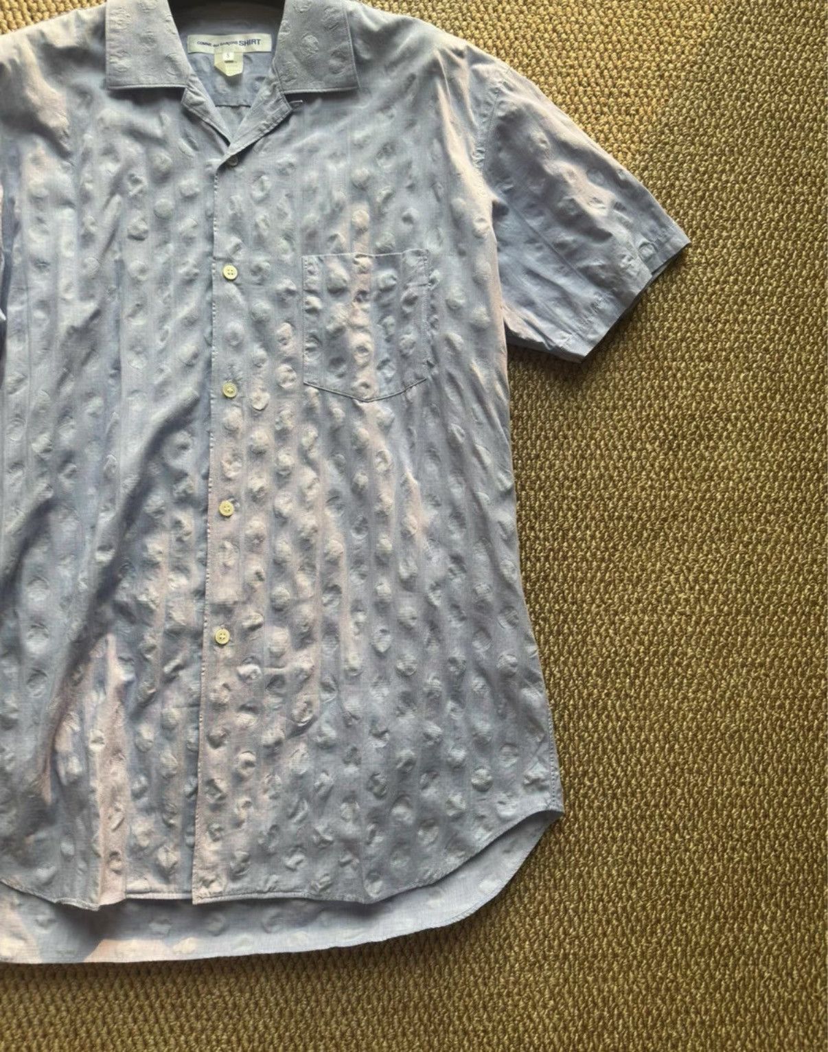 Comme des Garcons SHIRT Comme des Garçons Shirt Bubble Textured Shirt K23 Size US S / EU 44-46 / 1 - 3 Thumbnail