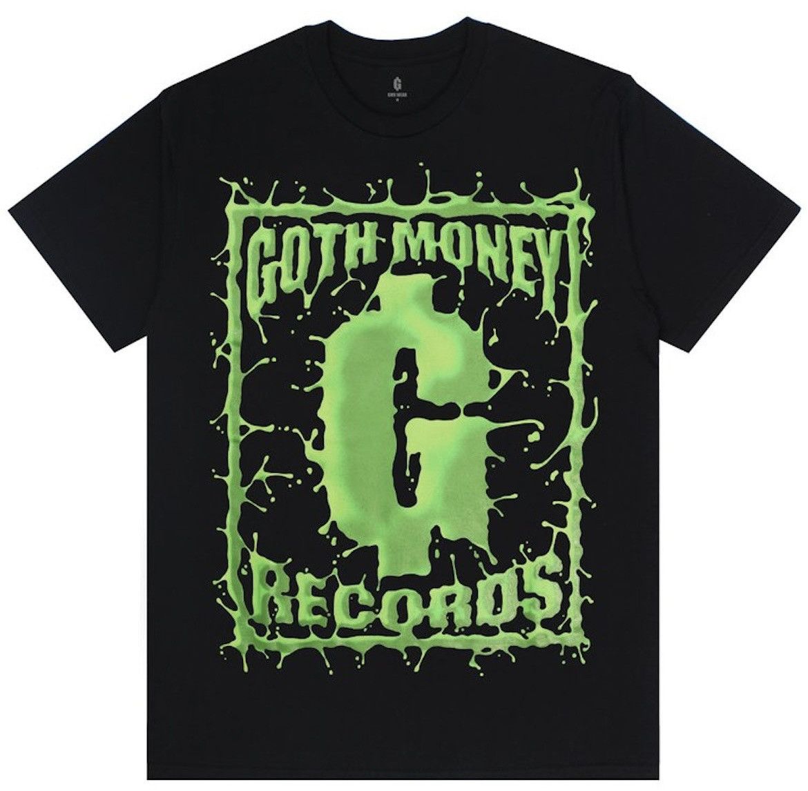 Goth Money GOTH MONEY GREEN SLIME TEE BLACK KRAY LARGE Size US L / EU 52-54 / 3 - 2 Thumbnail