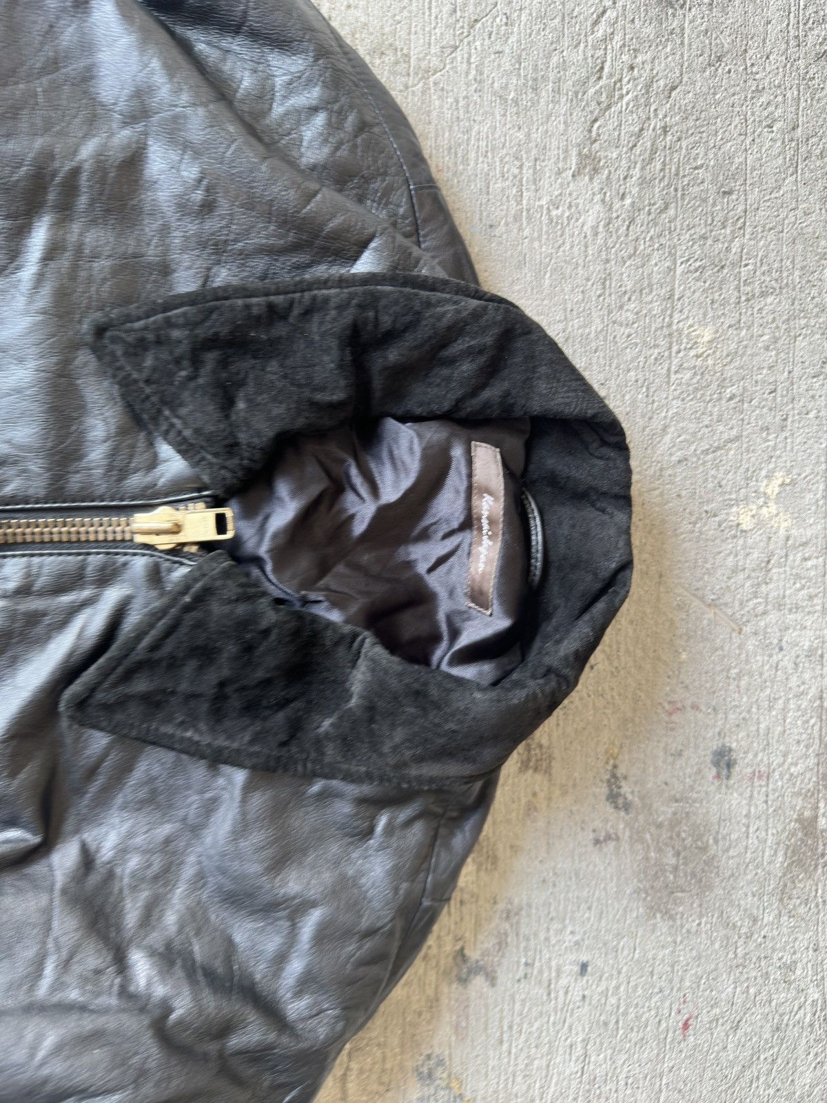 Kansai Yamamoto Vintage Kansai Yamamoto Leather Jacket Size US XS / EU 42 / 0 - 4 Thumbnail