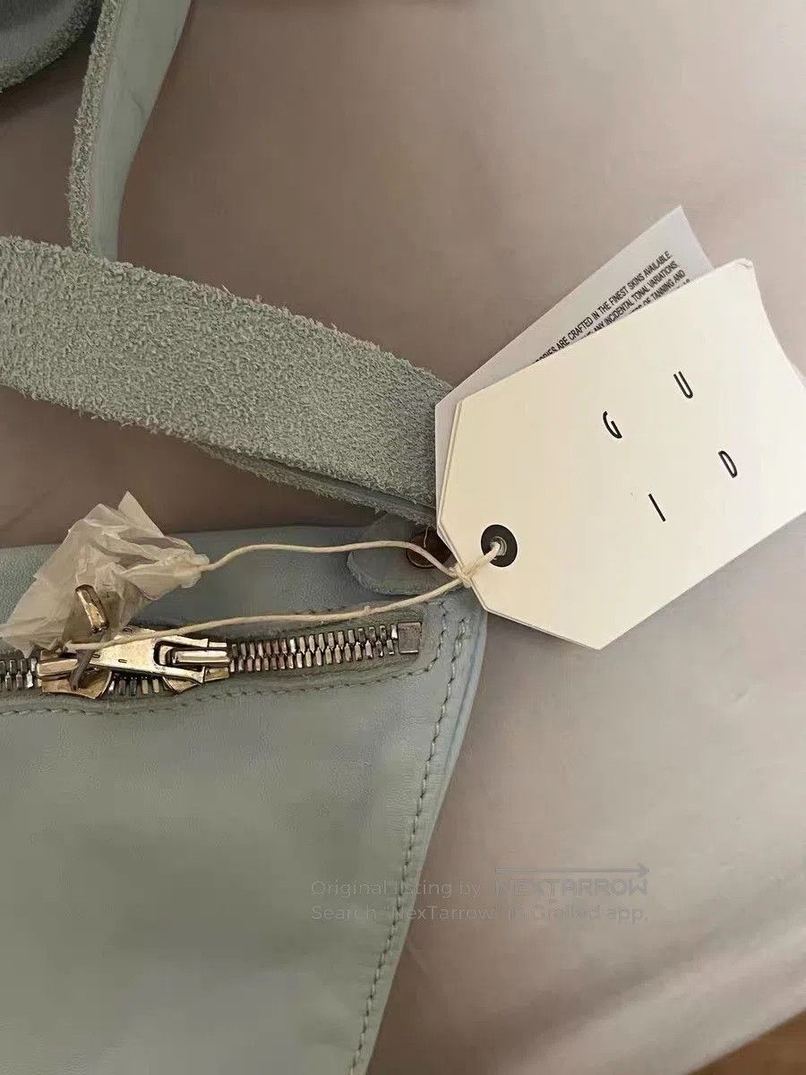Guidi Guidi Q10 Glacier Blue Distressed Horse Leather Crossbody. Size ONE SIZE - 3 Thumbnail