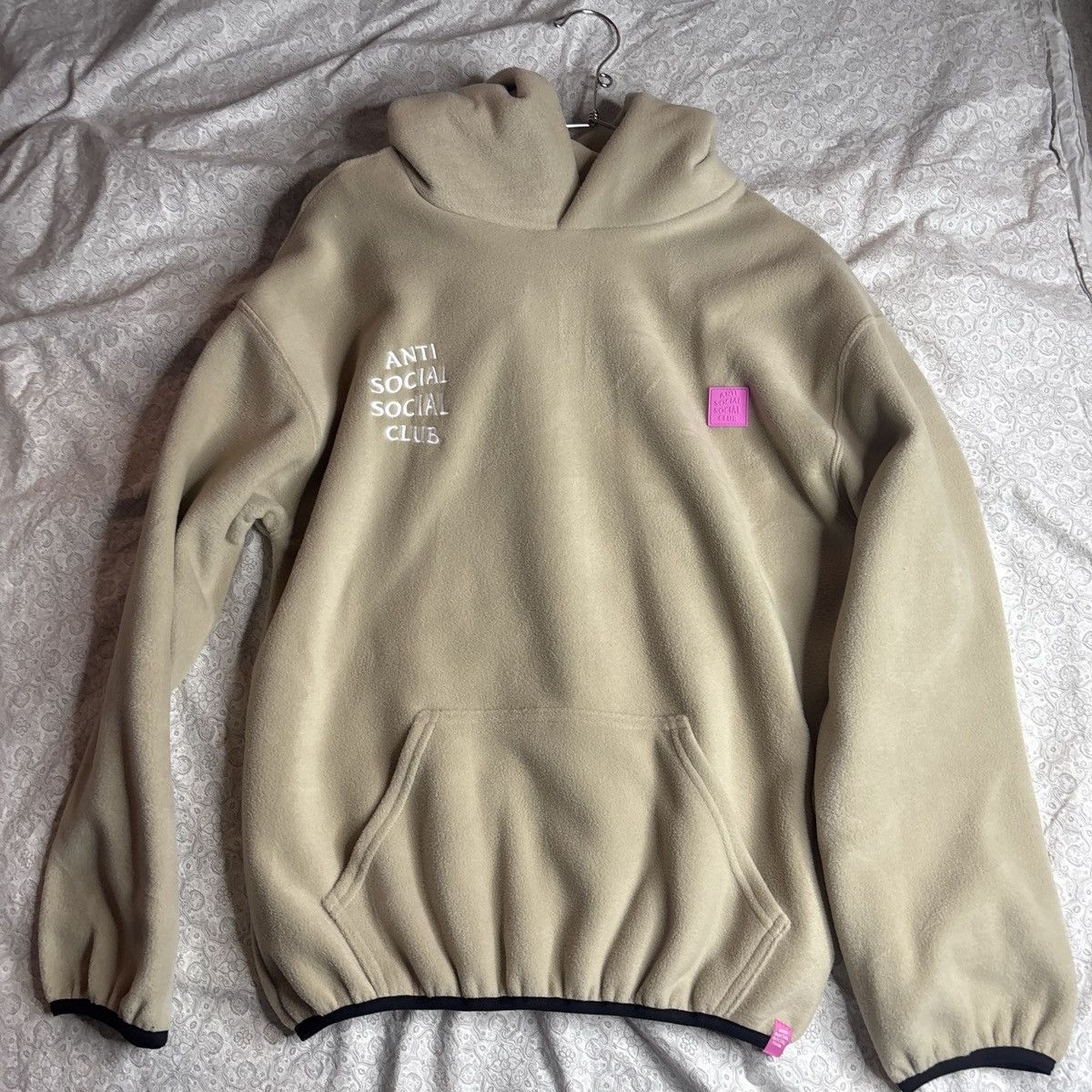 Anti Social Social Club Polar fleece hoodie tan anti social club Size US M / EU 48-50 / 2 - 3 Thumbnail