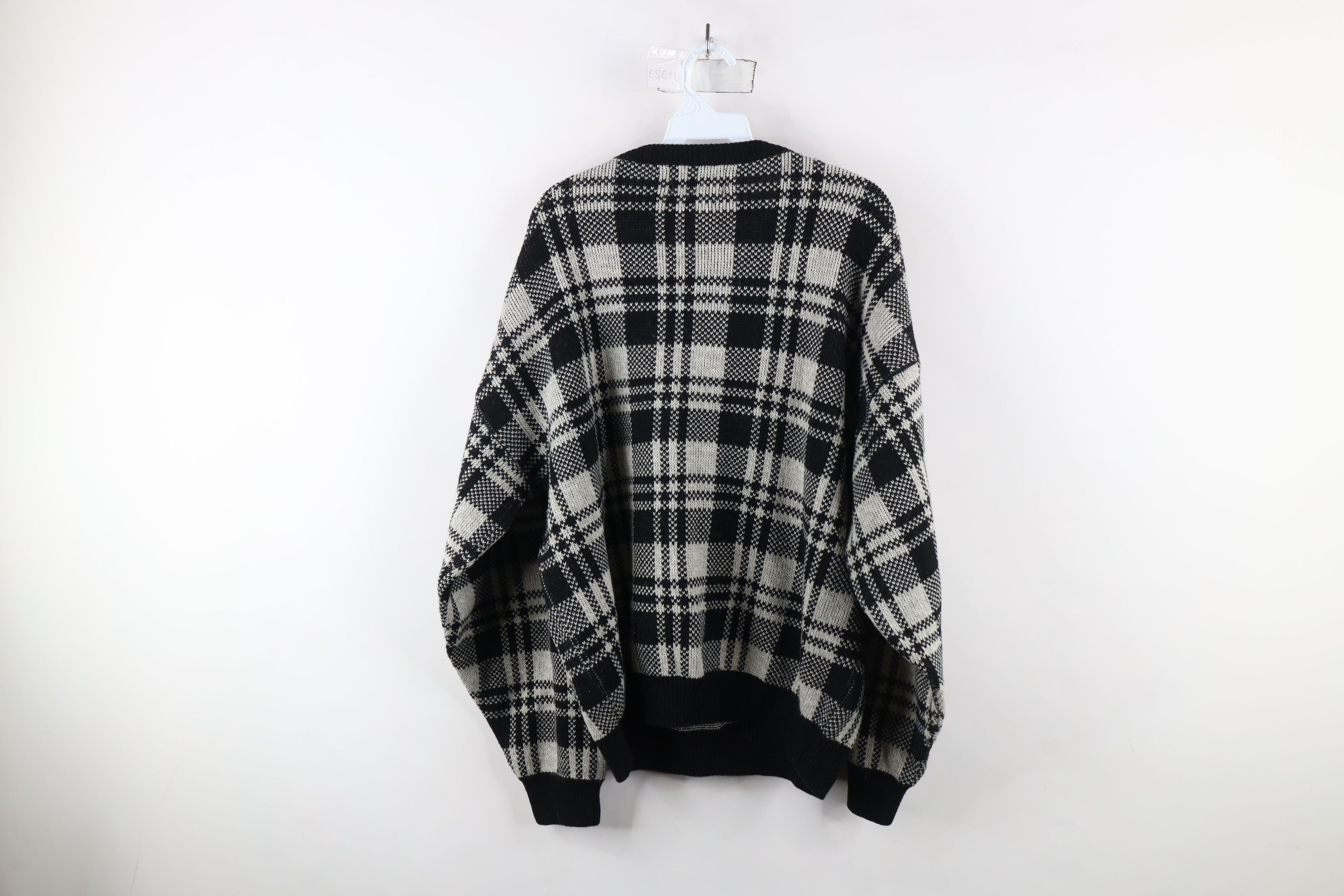 Vintage Vintage 90s Streetwear Nature Duck Crewneck Sweater Plaid Size US XL / EU 56 / 4 - 7 Thumbnail