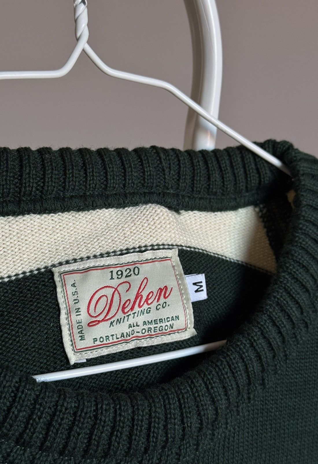 Dehen 1920 Dehen 1920 Wool Sweaters Striped Naval Crew Size US M / EU 48-50 / 2 - 6 Thumbnail