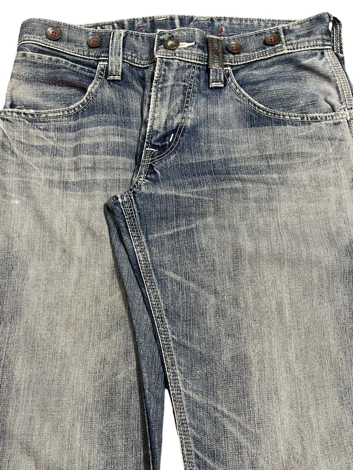 Edwin Vintage Edwin Blue Trip Faded Bleached Style Carpenter Jeans Size US 30 / EU 46 - 4 Thumbnail