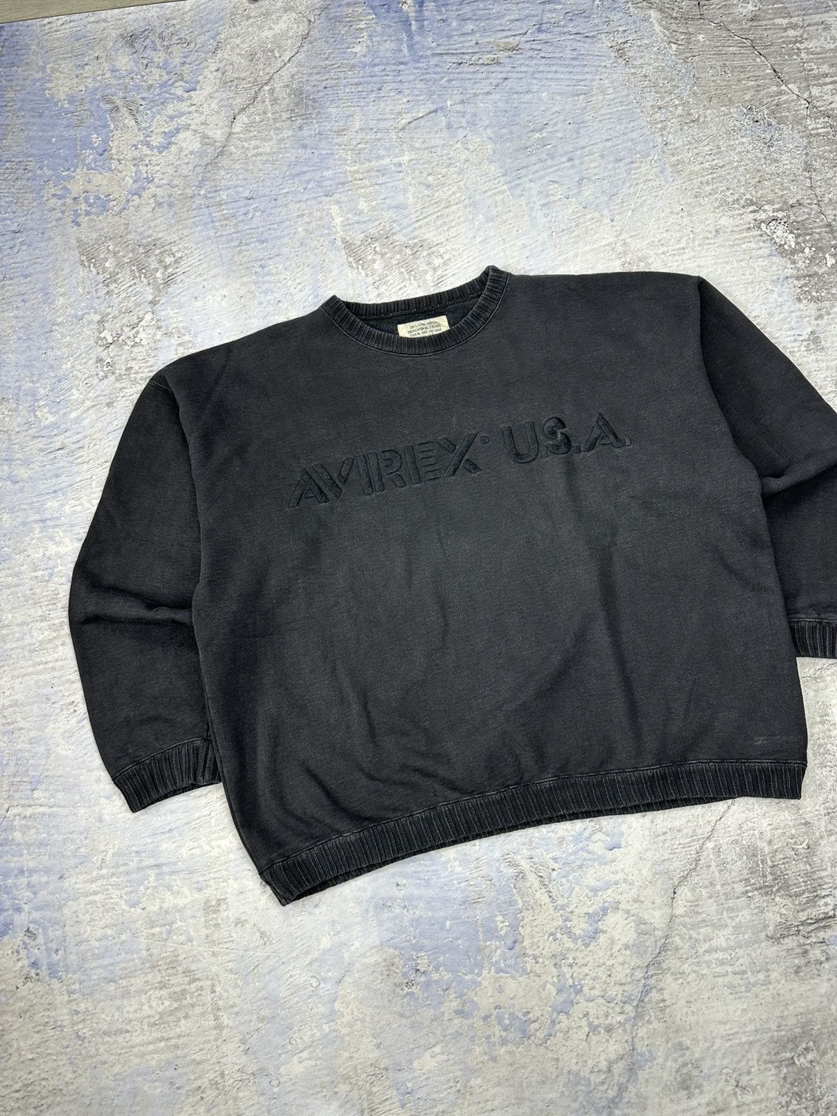 Avirex × Vintage Avirex USA vintage sweatshirt mens box fit heavy cotton Size US L / EU 52-54 / 3 - 6 Thumbnail