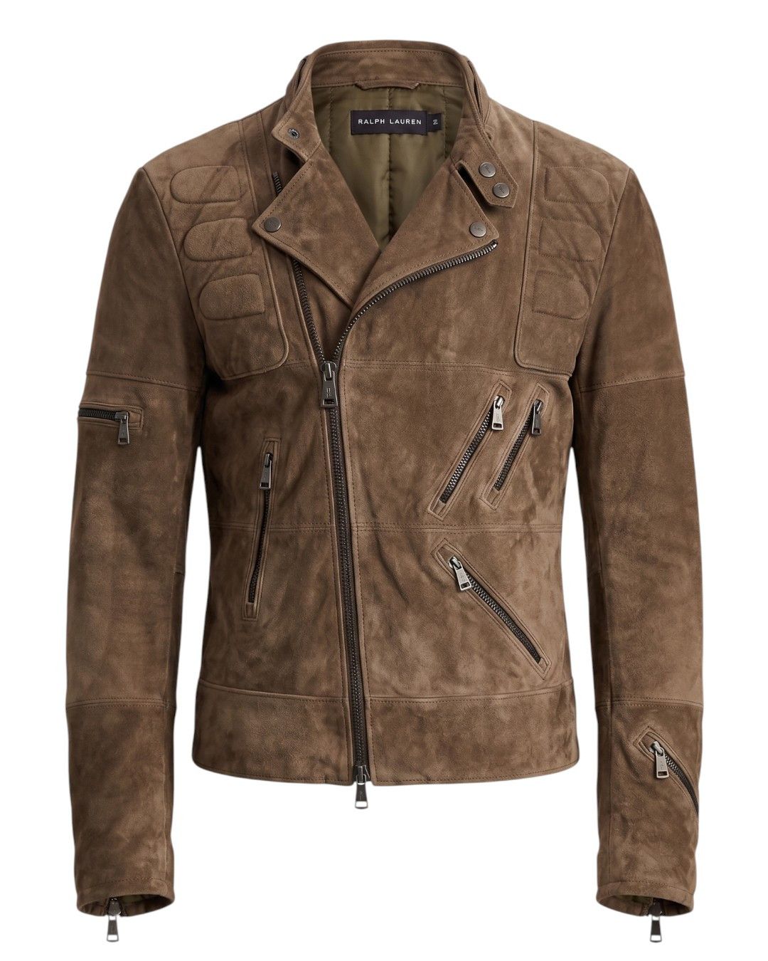 Ralph Lauren Black Label VINTAGE SUEDE LEATHER BIKER JACKET Size US M / EU 48-50 / 2 - 1 Thumbnail