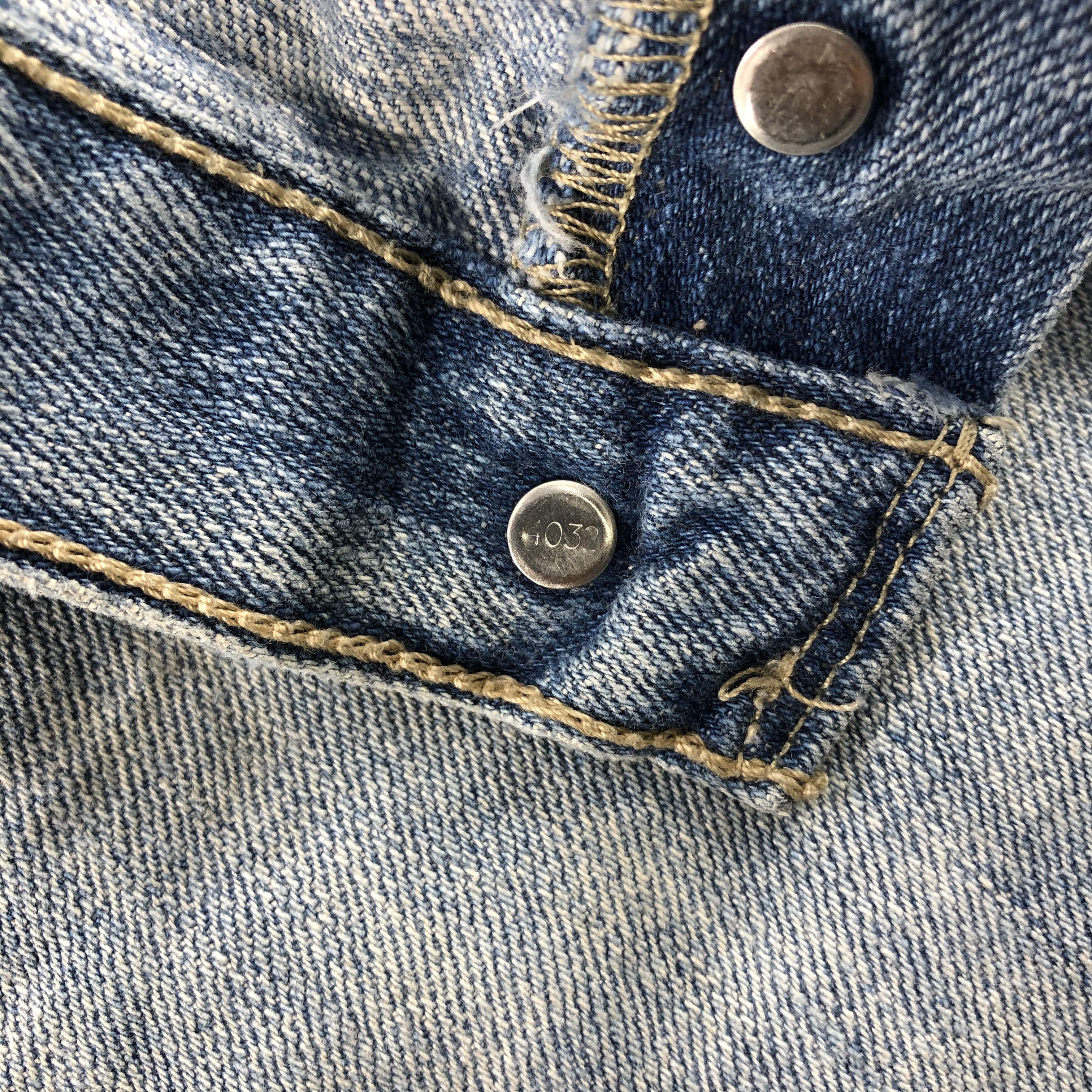 Levi's × Vintage Vintage 90s Distress Levis 501 Jeans-JM841 Size US 34 / EU 50 - 9 Thumbnail