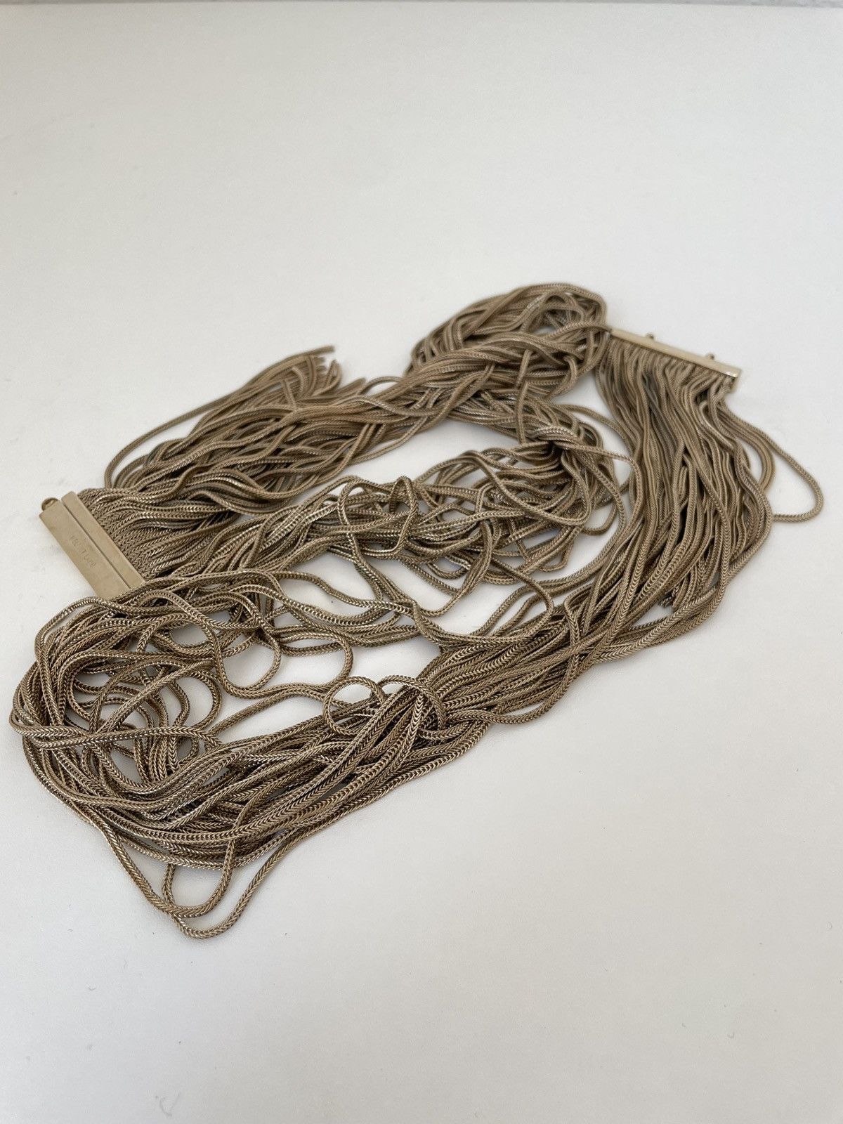 Helmut Lang Helmut Lang 90s Gold Chains Belt Size ONE SIZE - 4 Thumbnail