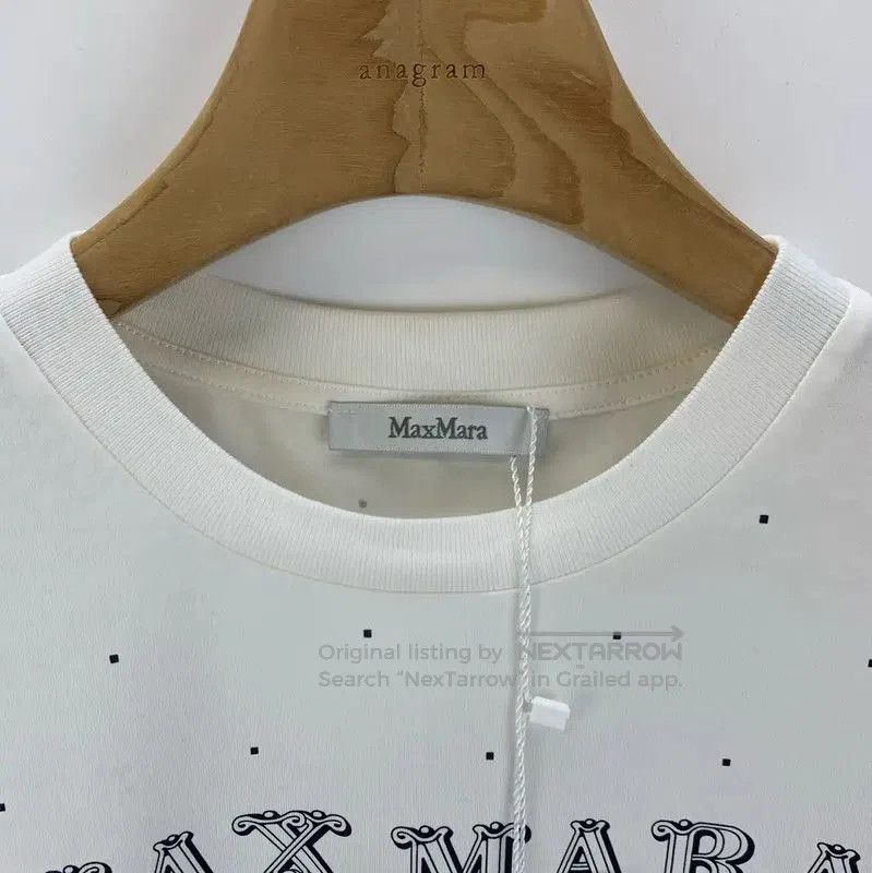 Max Mara MaxMara White Cotton Women's T-Shirt . Size S / US 4 / IT 40 - 3 Thumbnail